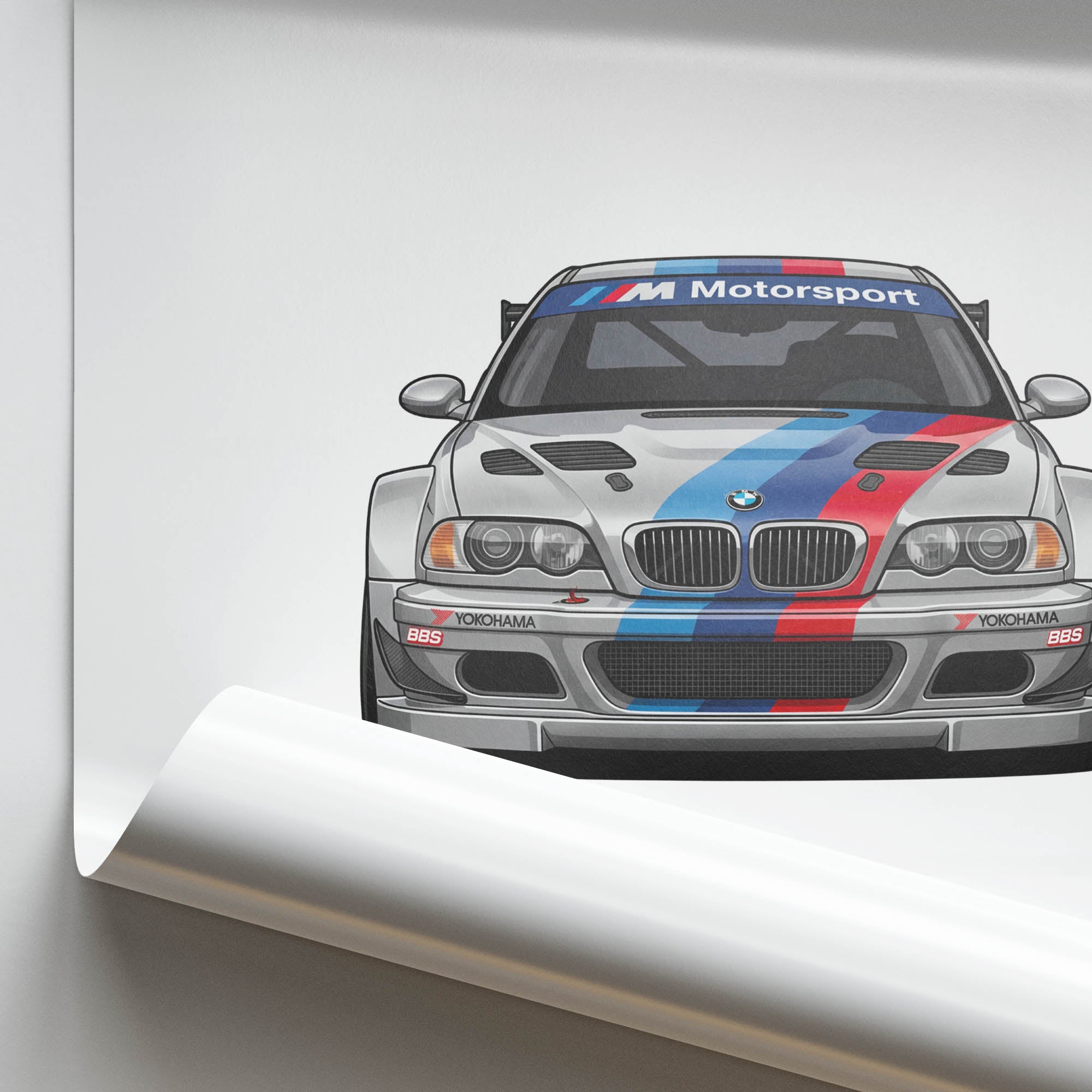 2001 BMW M3 GTR E46 BMW Motorsport – Car Print