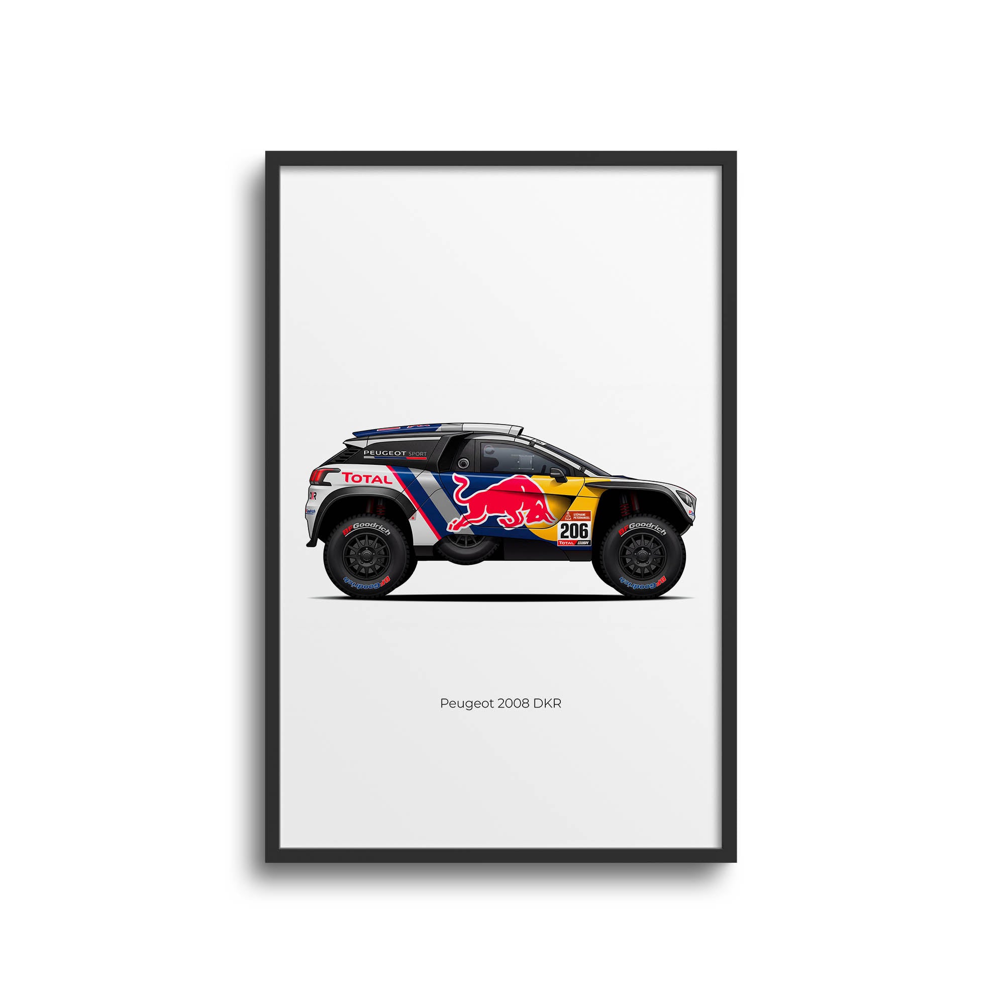 2016 Peugeot 2008 DKR St Phane Peterhansel – Car Print