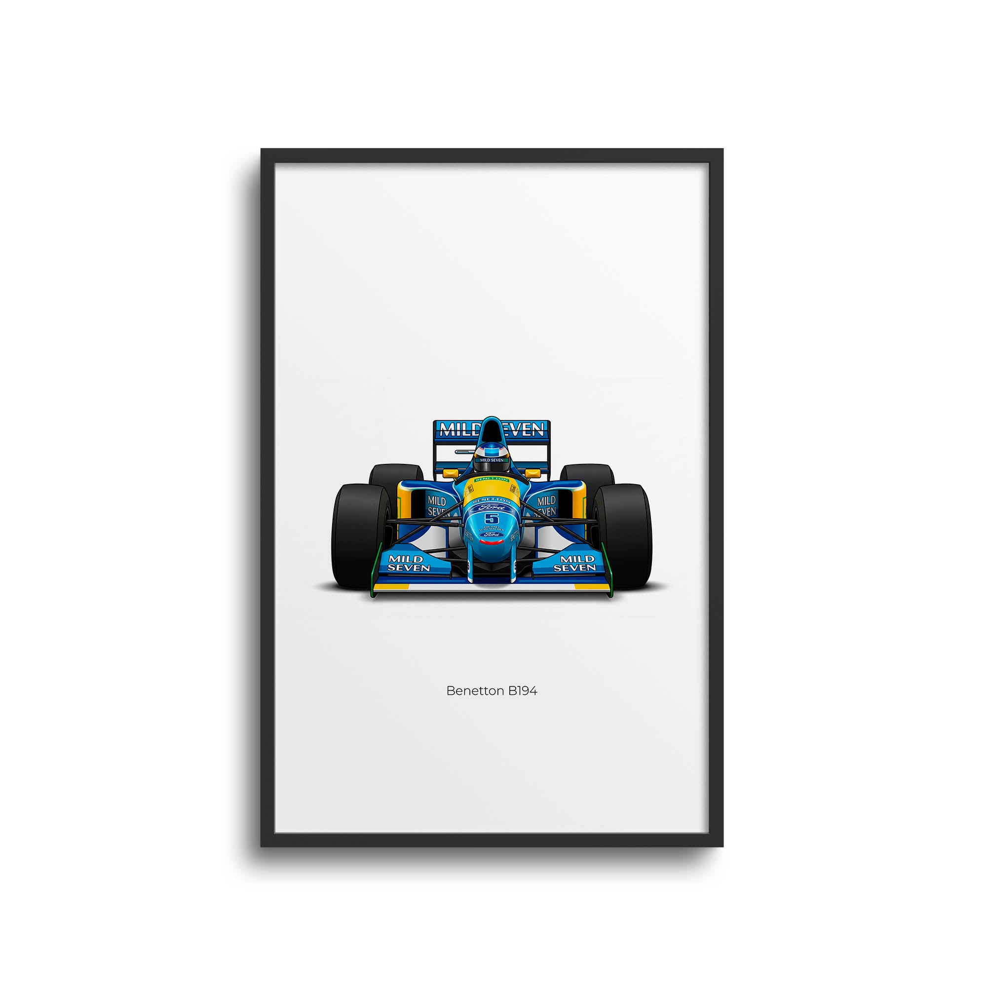 1994 Benetton B194 Michael Schumacher – Car Print