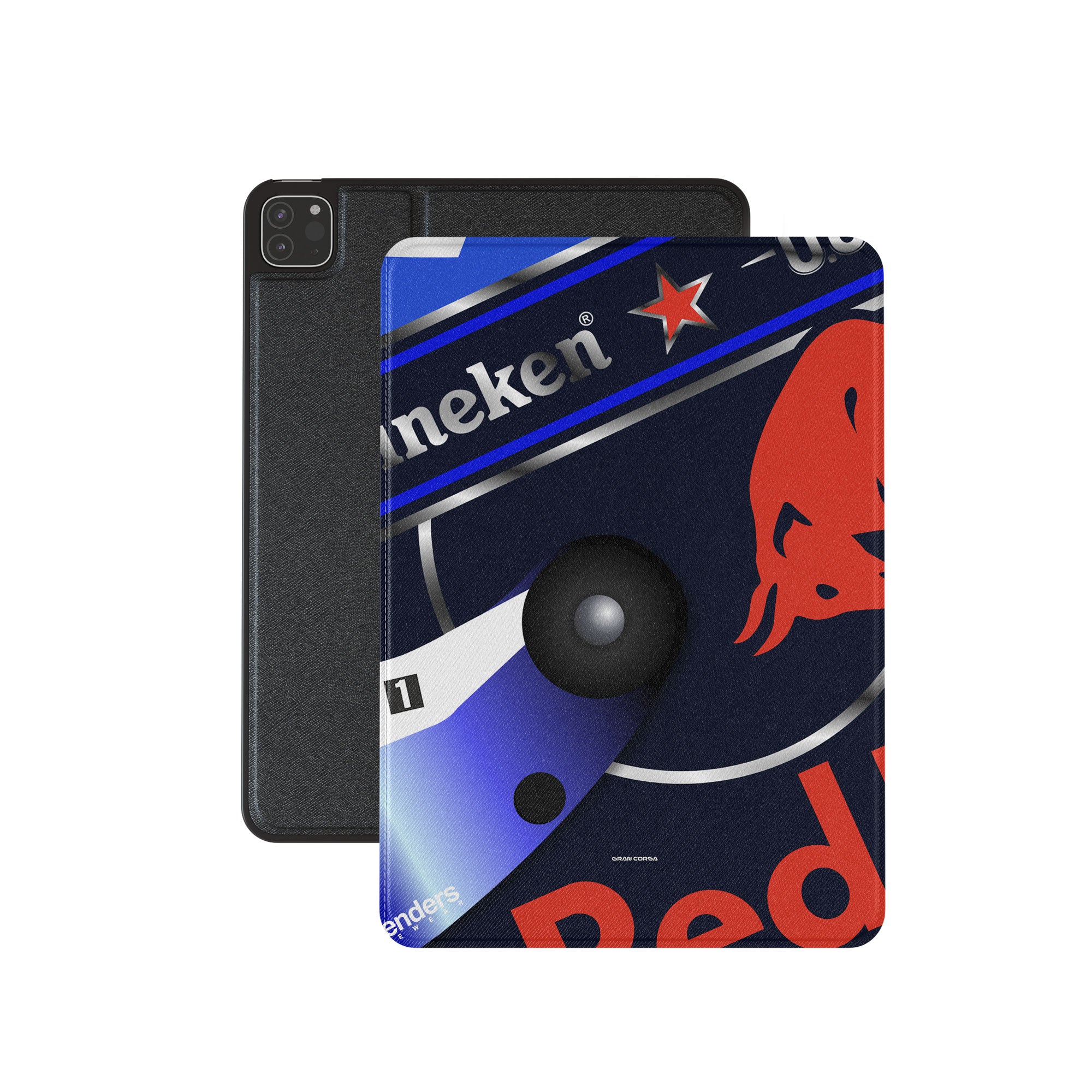 Max Verstappen iPad Case - Red Bull Racing 2024 Miami GP Helmet Cover
