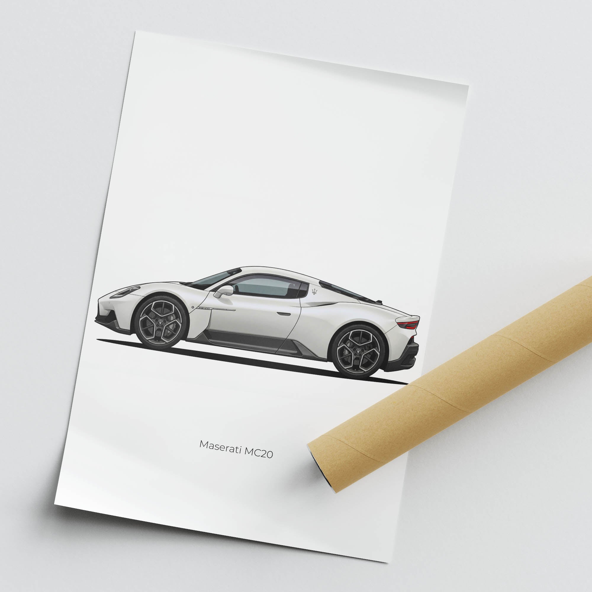 2021 Maserati MC20 – Car Print (Side)
