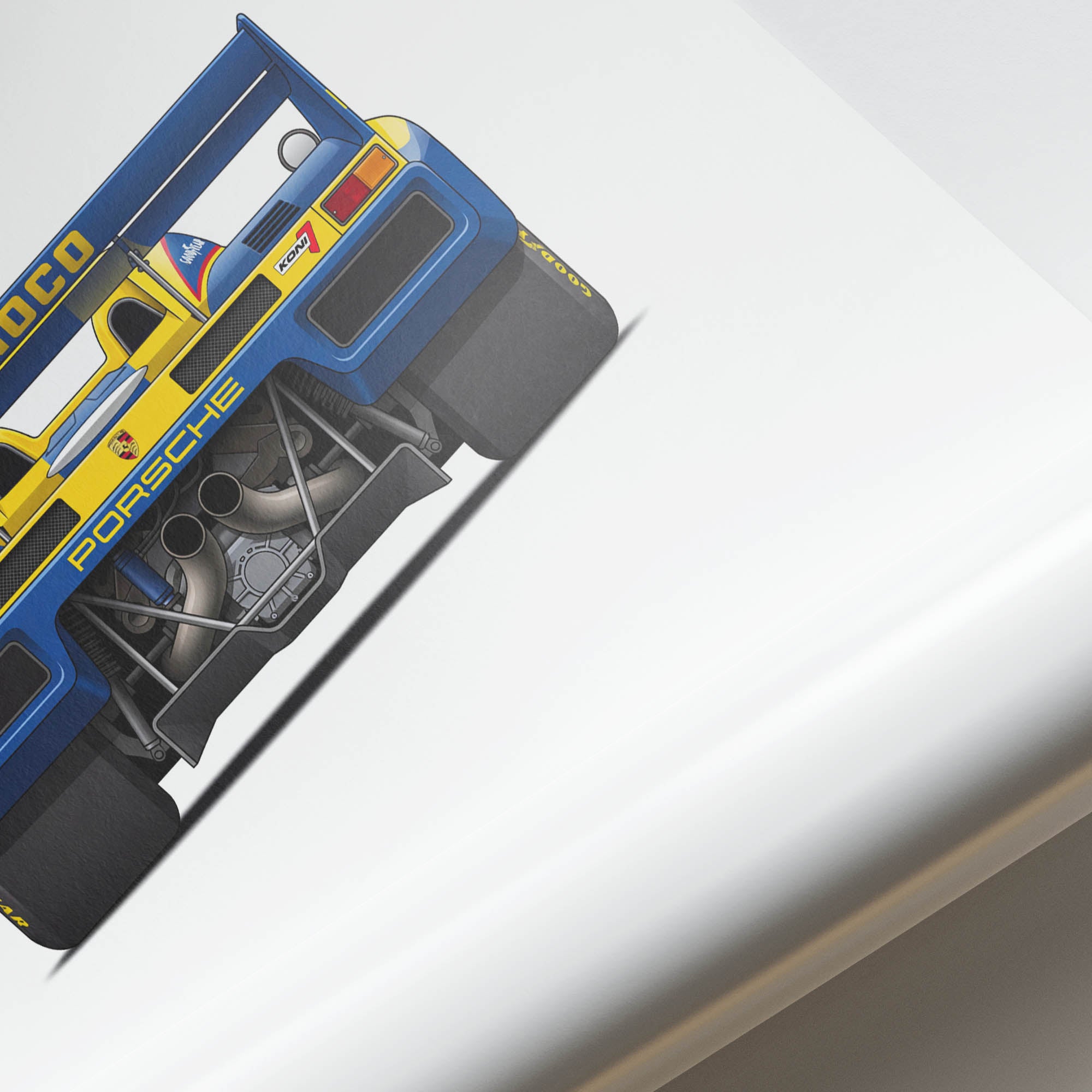 1973 Porsche 917 30 Can Am Sunoco – Car Print