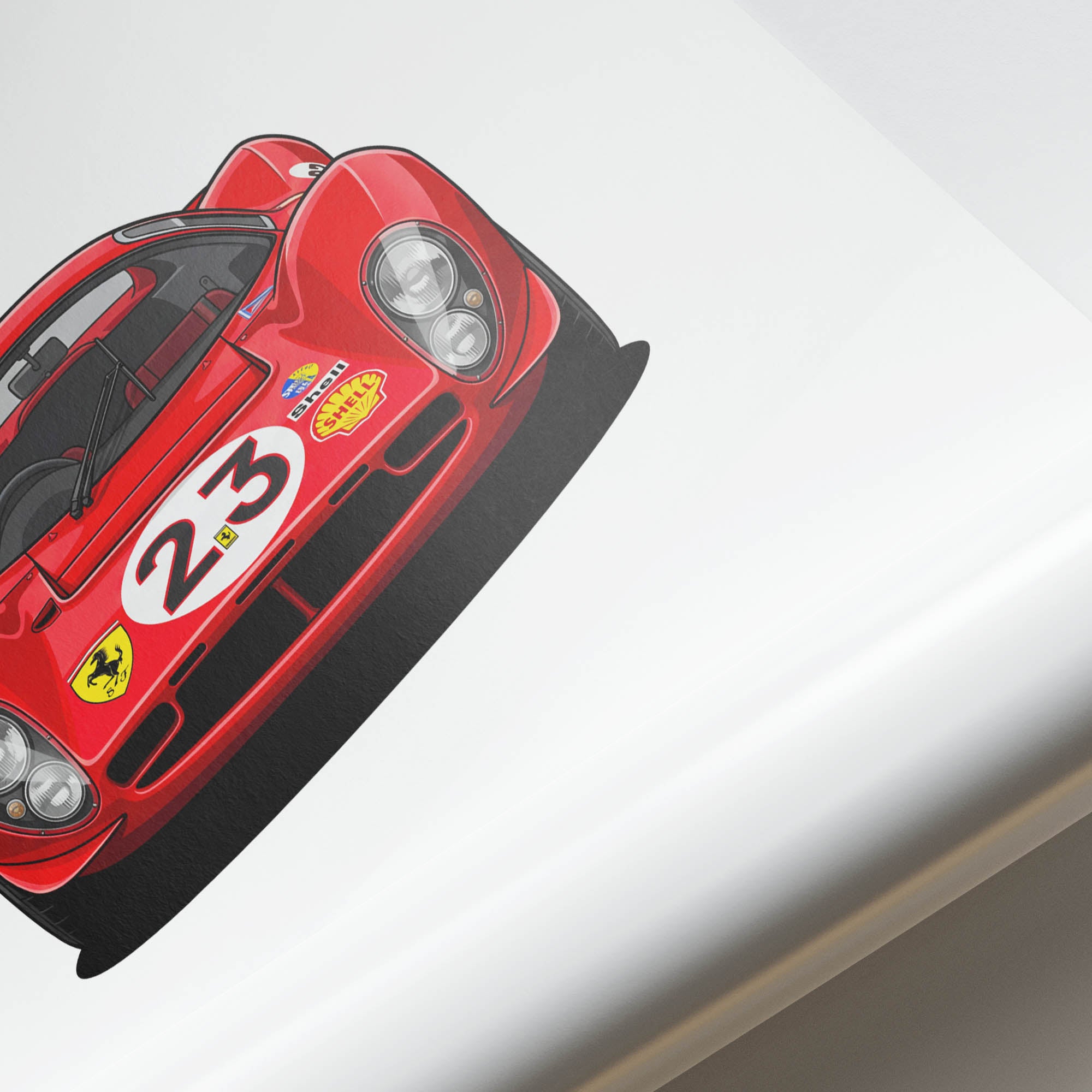 1967 Ferrari 330 P4 Scuderia Ferrari – Car Print