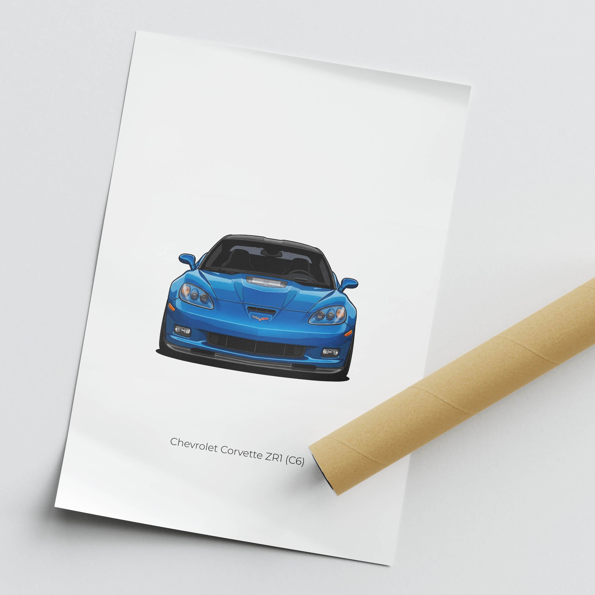 2009 Chevrolet Corvette ZR1 C6 Jetstream – Car Print