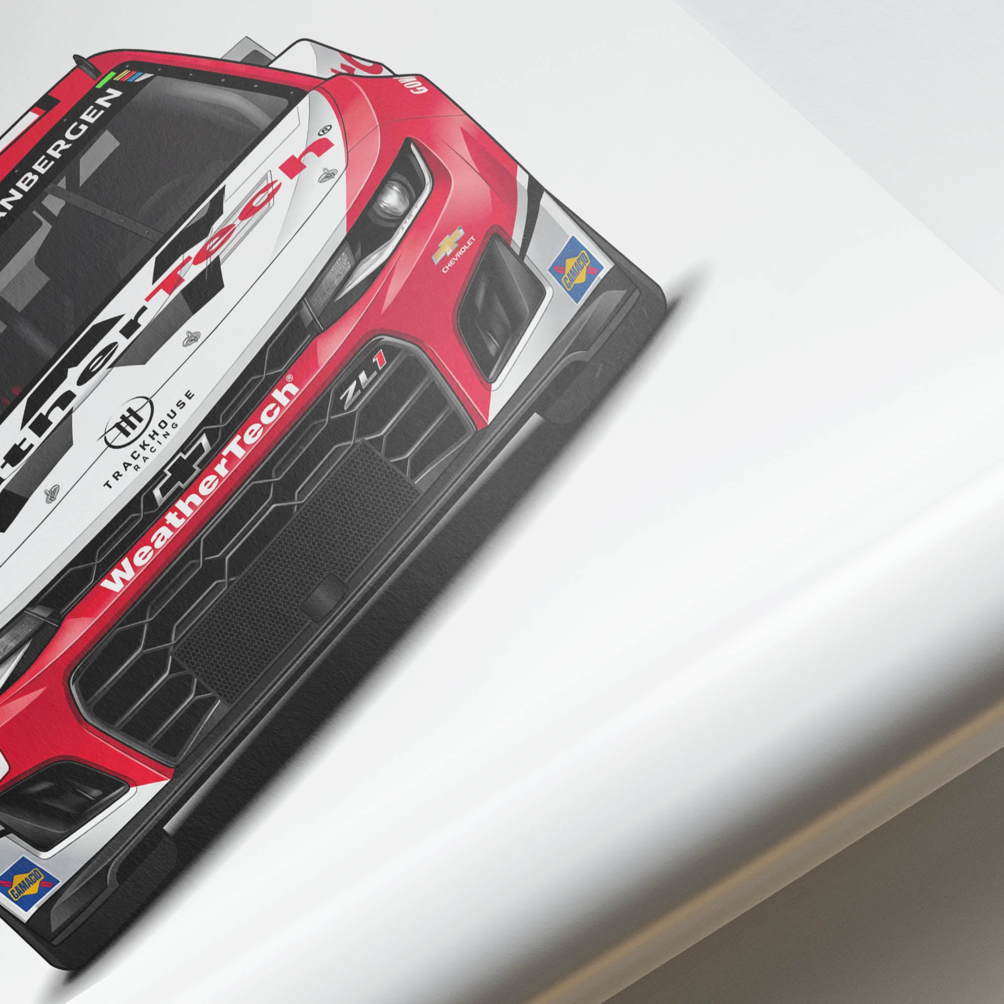 2025 Chevrolet Camaro ZL1 Shane Van – Car Print (Front)