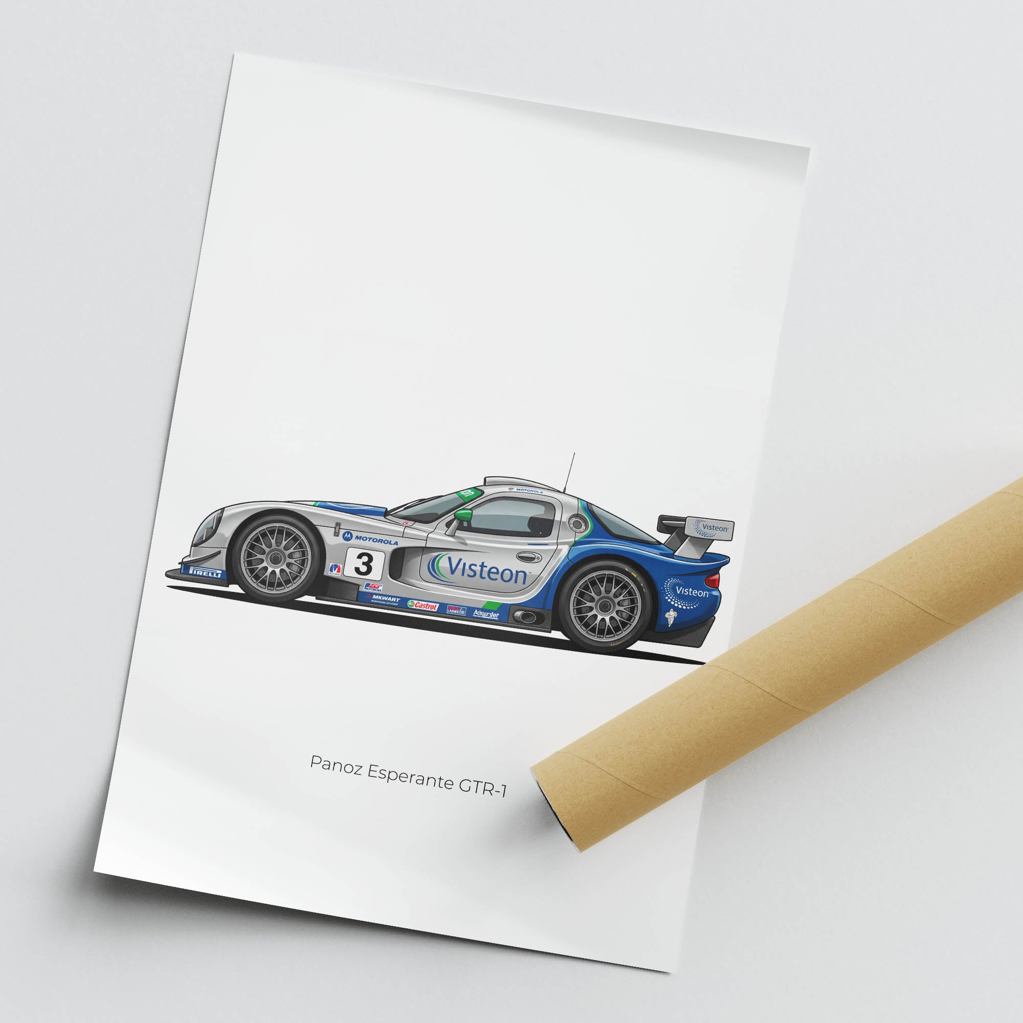 1998 Panoz Esperante GTR 1 Visteon – Car Print
