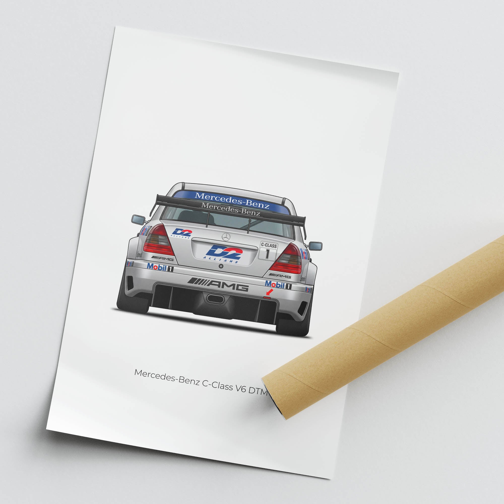 1995 Mercedes-Benz C Class V6 DTM Bernd – Car Print