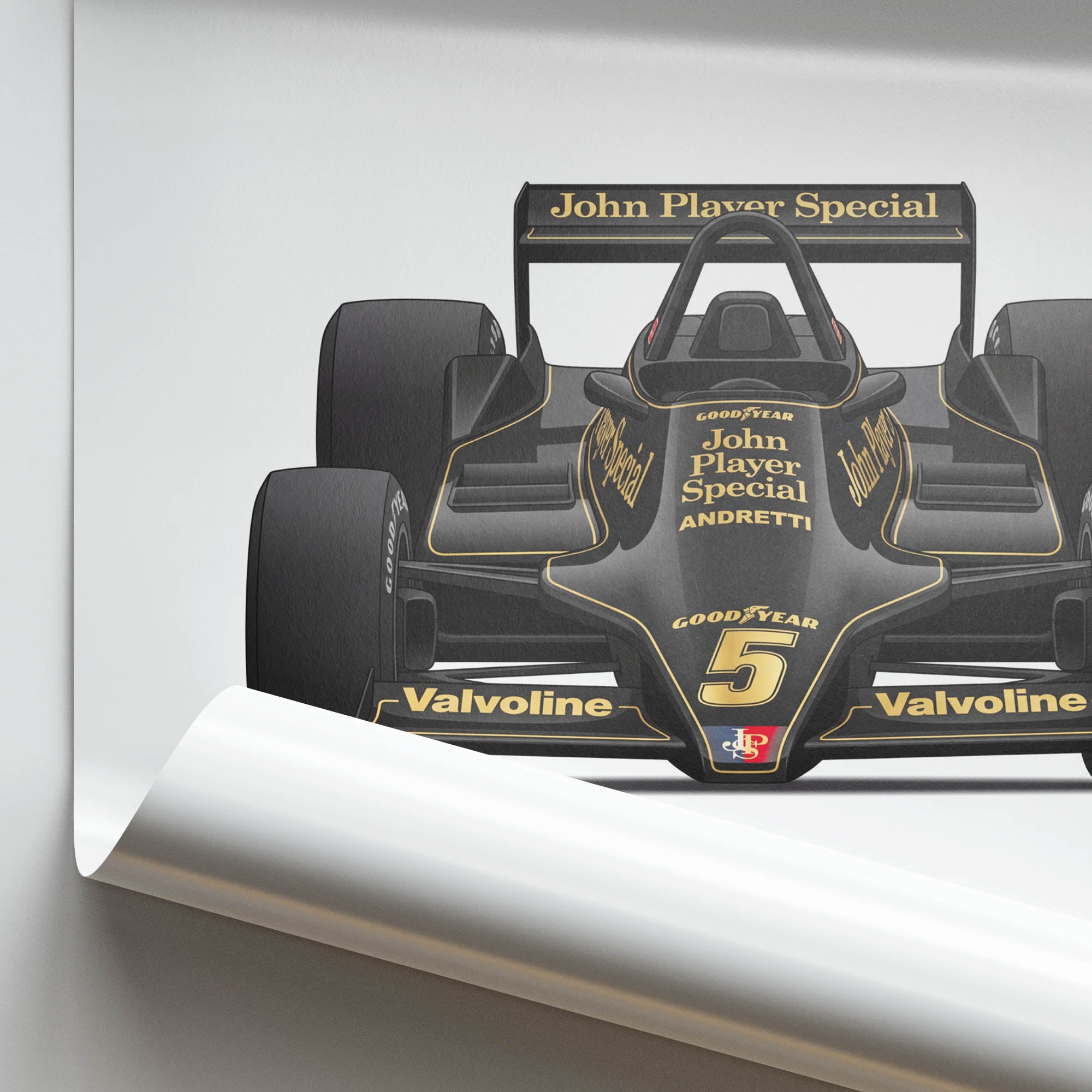 1978 Lotus 79 Mario Andretti John Player – Car Print