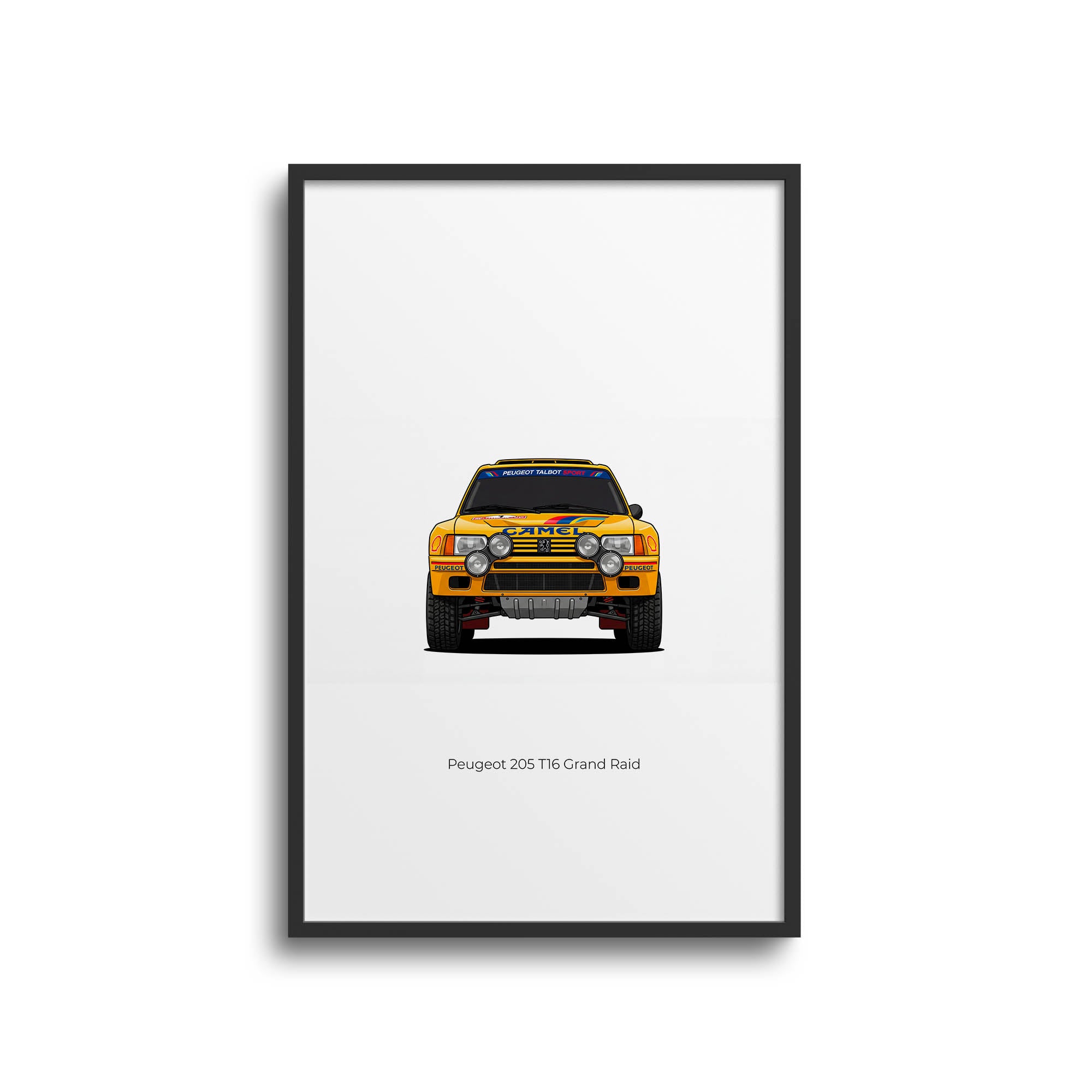 1987 Peugeot 205 T16 Grand – Car Print