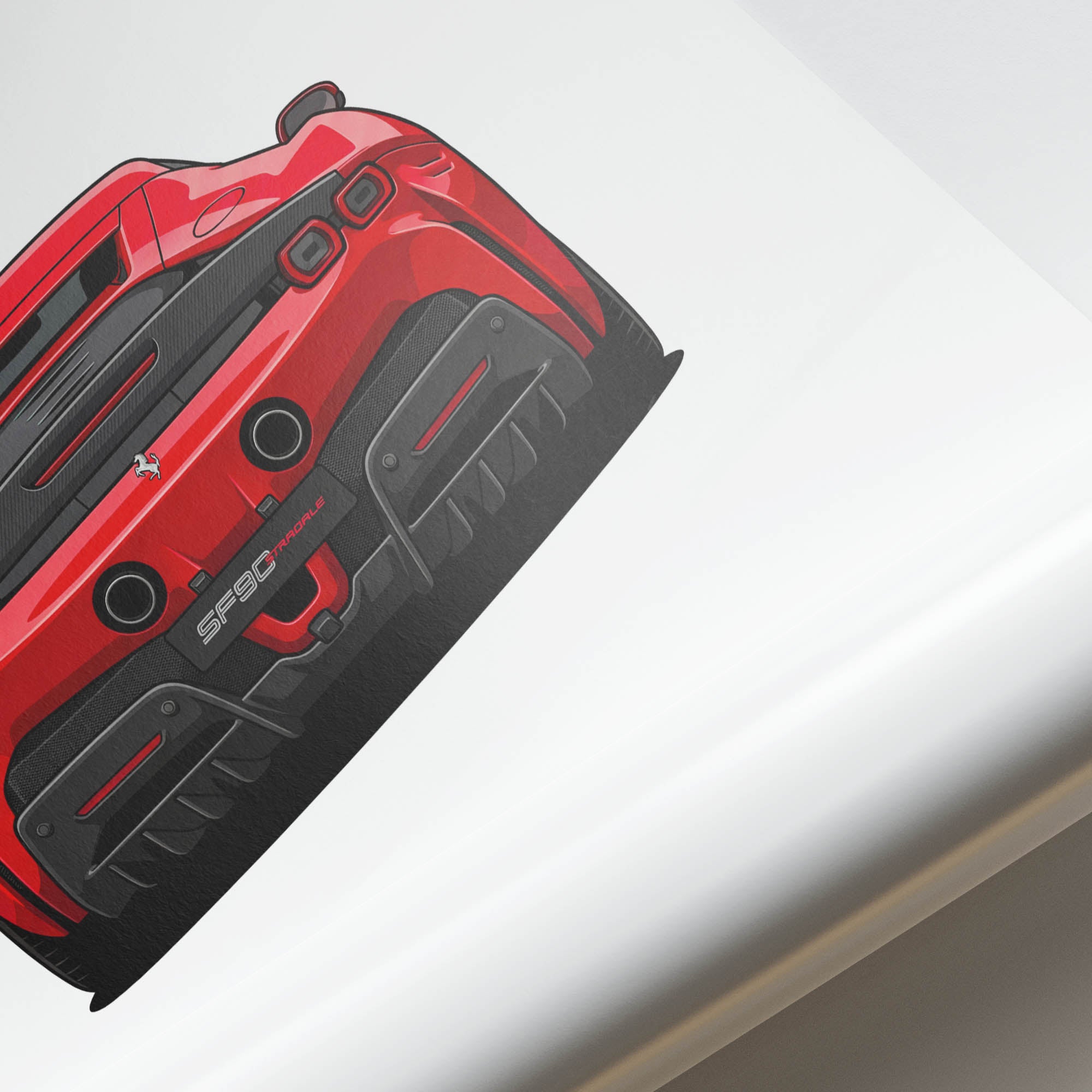 2021 Ferrari SF90 Stradale – Car Print