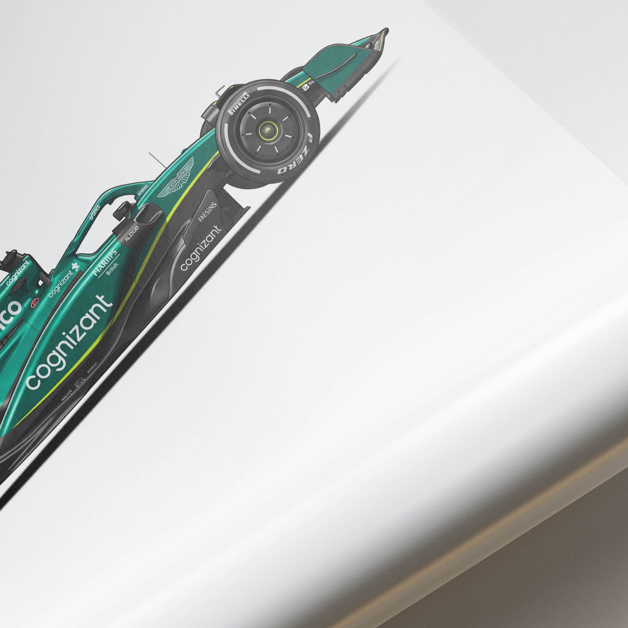 2025 Aston Martin AMR25 Fernando Alonso – Car Print