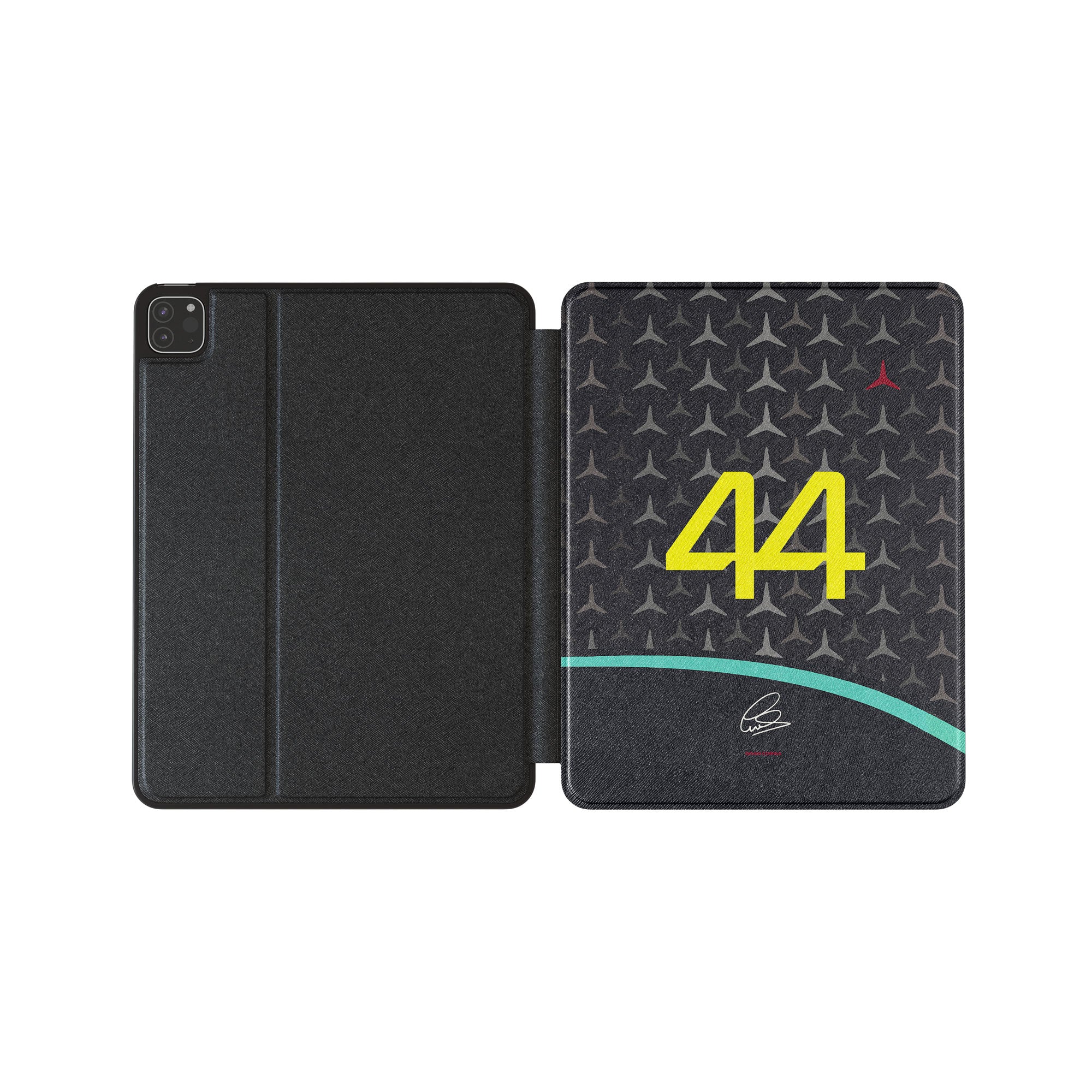 iPad Case Lewis Hamilton Mercedes AMG 2024 W15 Livery - Scratch Resistant Cover