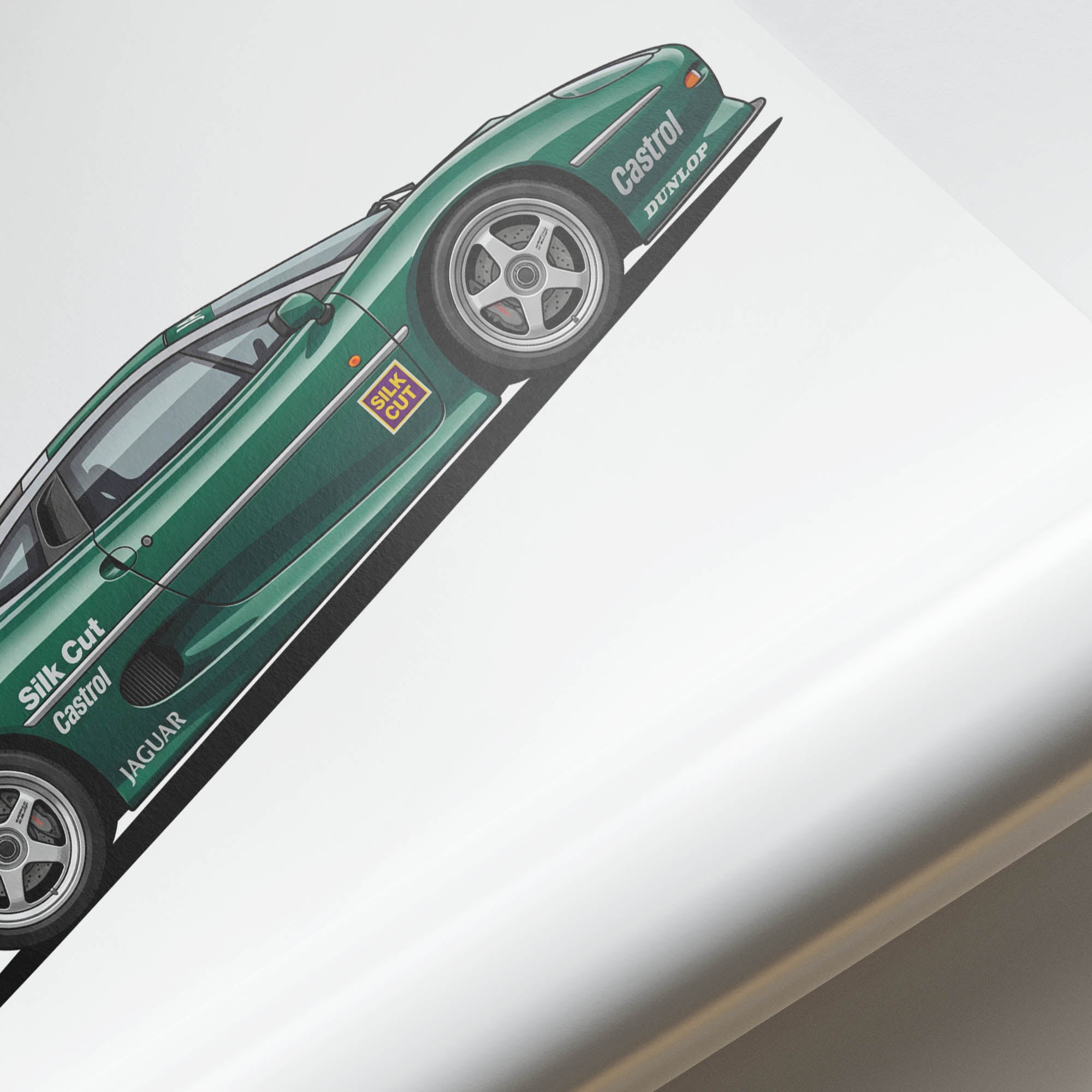 1993 Jaguar XJ220C Twr – Car Print (Side)
