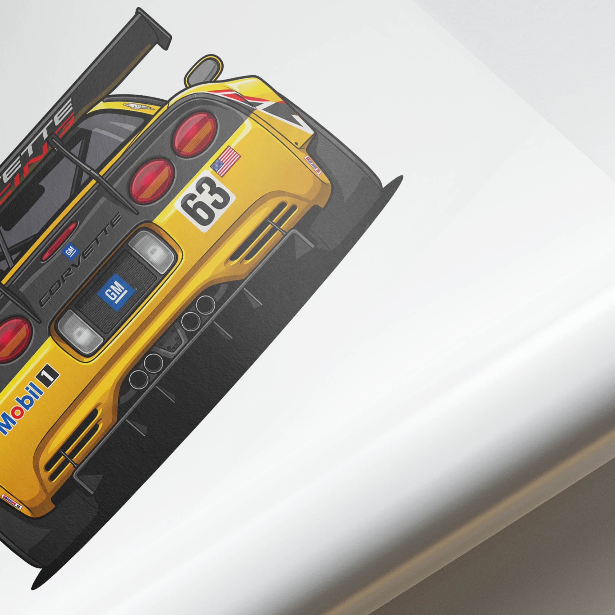 2001 Chevrolet Corvette C5 R Corvette – Car Print