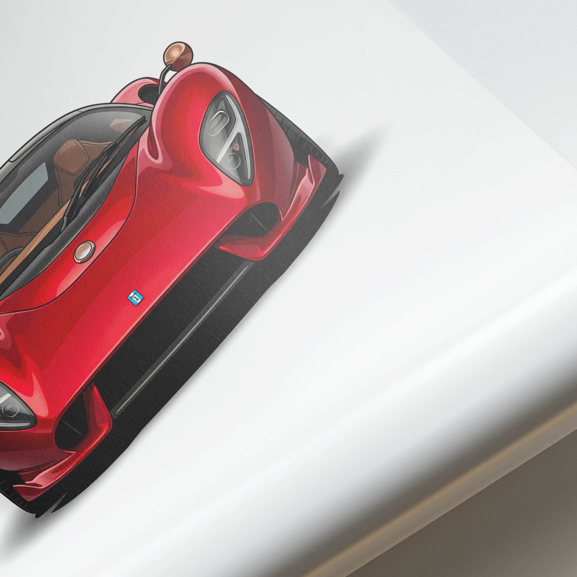 2023 De Tomaso P72 – Car Print (Front)