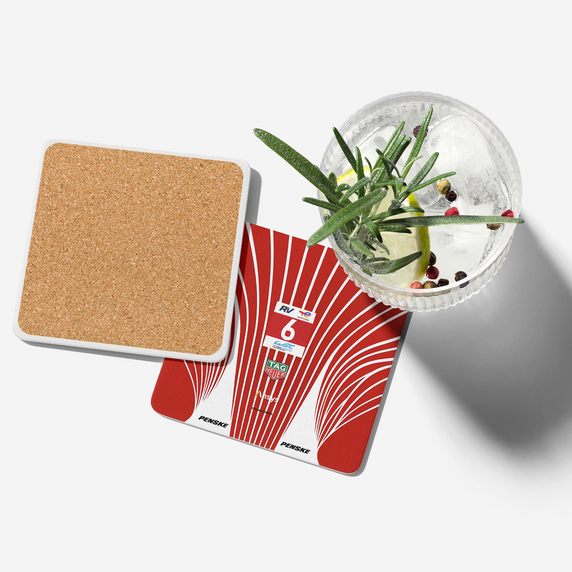 Porsche 963 Coaster – Durable Heat Resistant Motorsport Drinkware Accessory