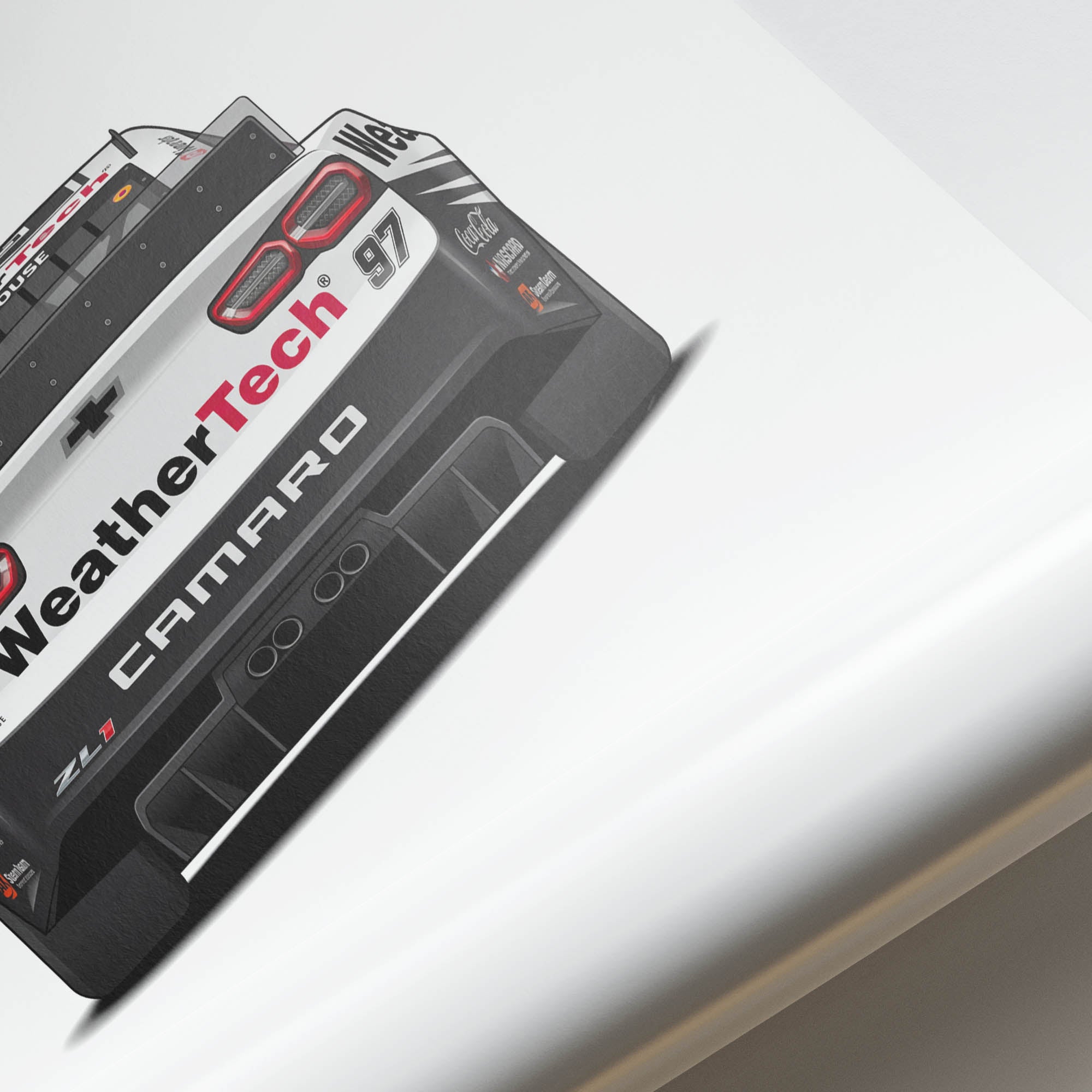 2025 Chevrolet Camaro ZL1 Shane Van – Car Print (Back)