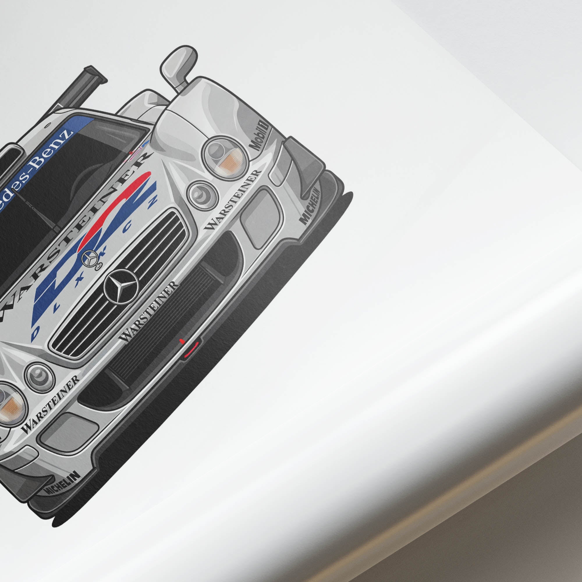 1998 Mercedes-Benz CLK GTR D2 – Car Print (Front)
