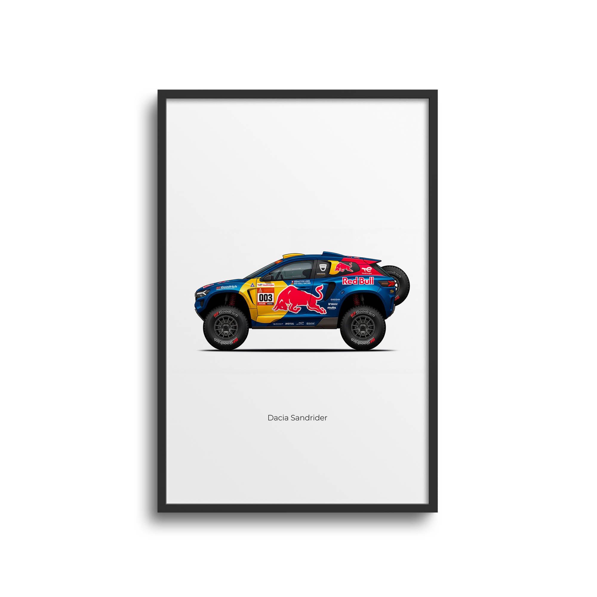 2025 Dacia Sandrider S Bastien Loeb – Car Print