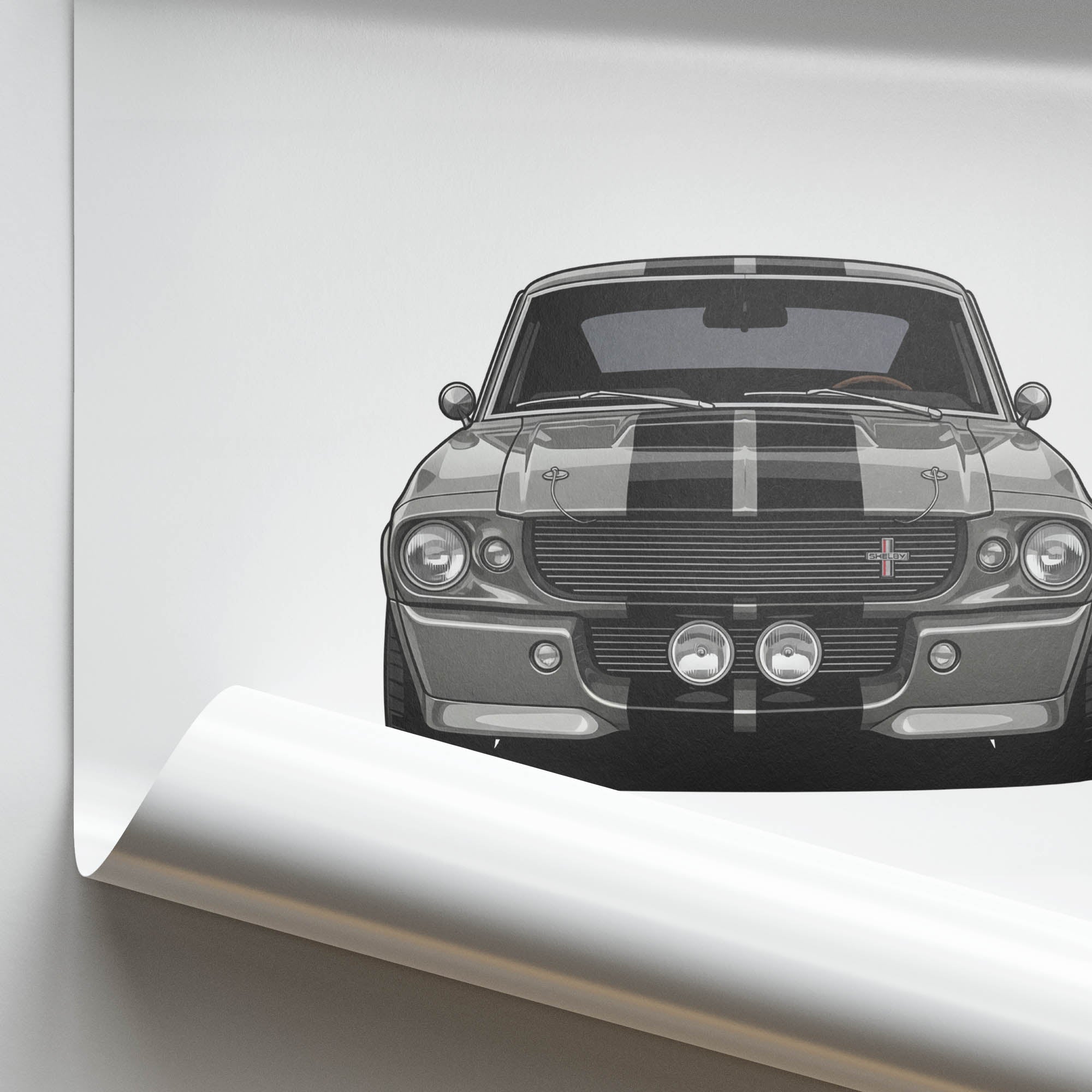 1967 Ford Mustang Shelby GT500 Eleanor – Car Print