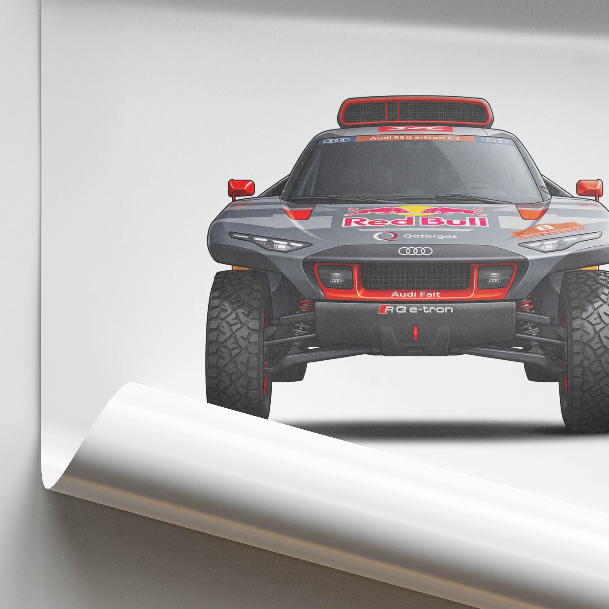2024 Audi RS Q e-tron E2 Carlos Sainz Winner – Car Print