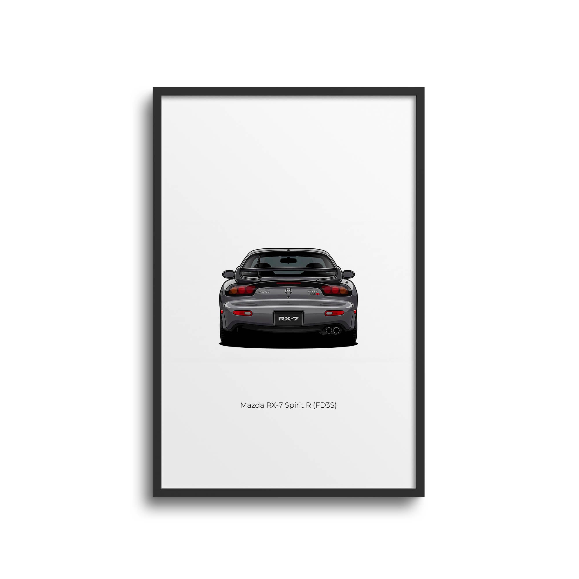 2002 Mazda Rx 7 Spirit R FD3S Titanium – Car Print
