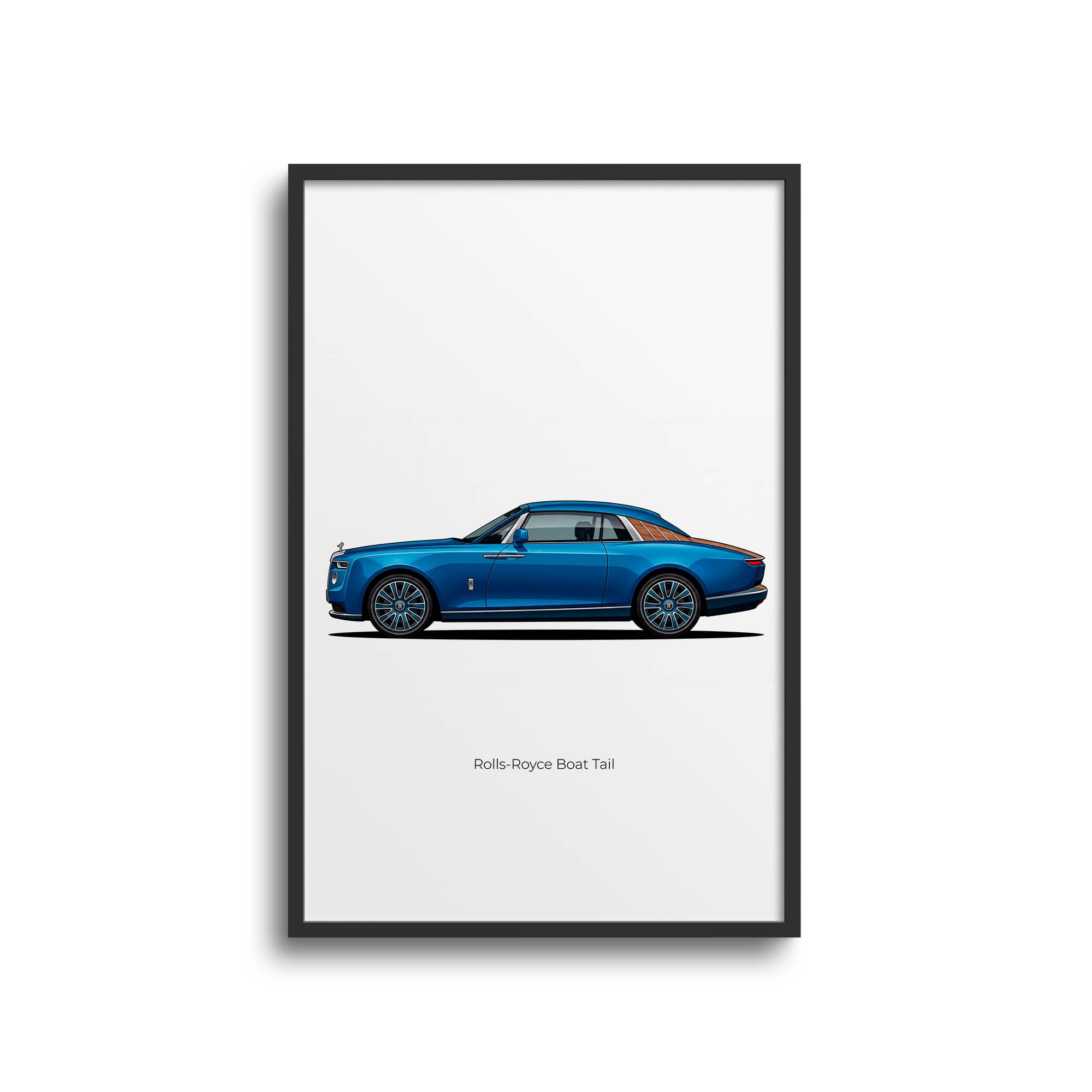 2021 Rolls Royce Boat Tail – Car Print (Side)