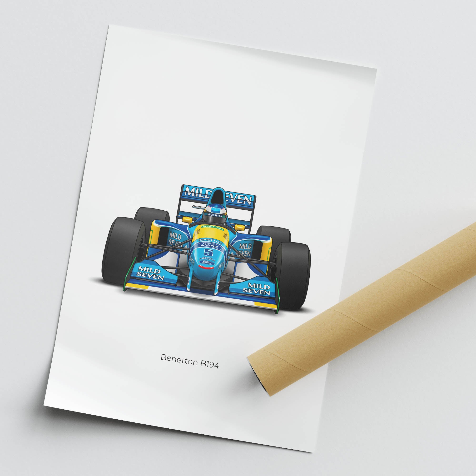 1994 Benetton B194 Michael Schumacher – Car Print