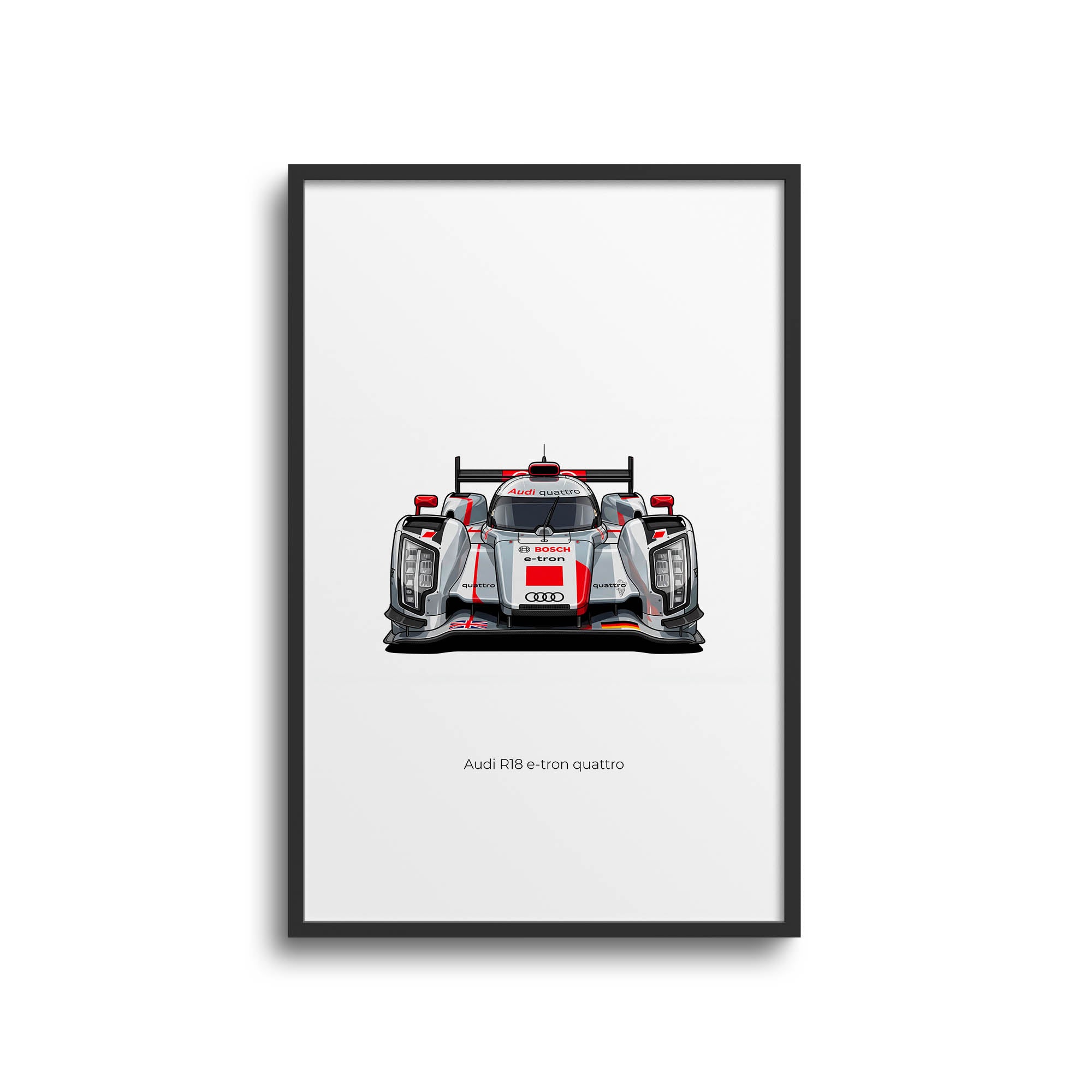 2012 Audi R18 e-tron Quattro Audi Sport – Car Print
