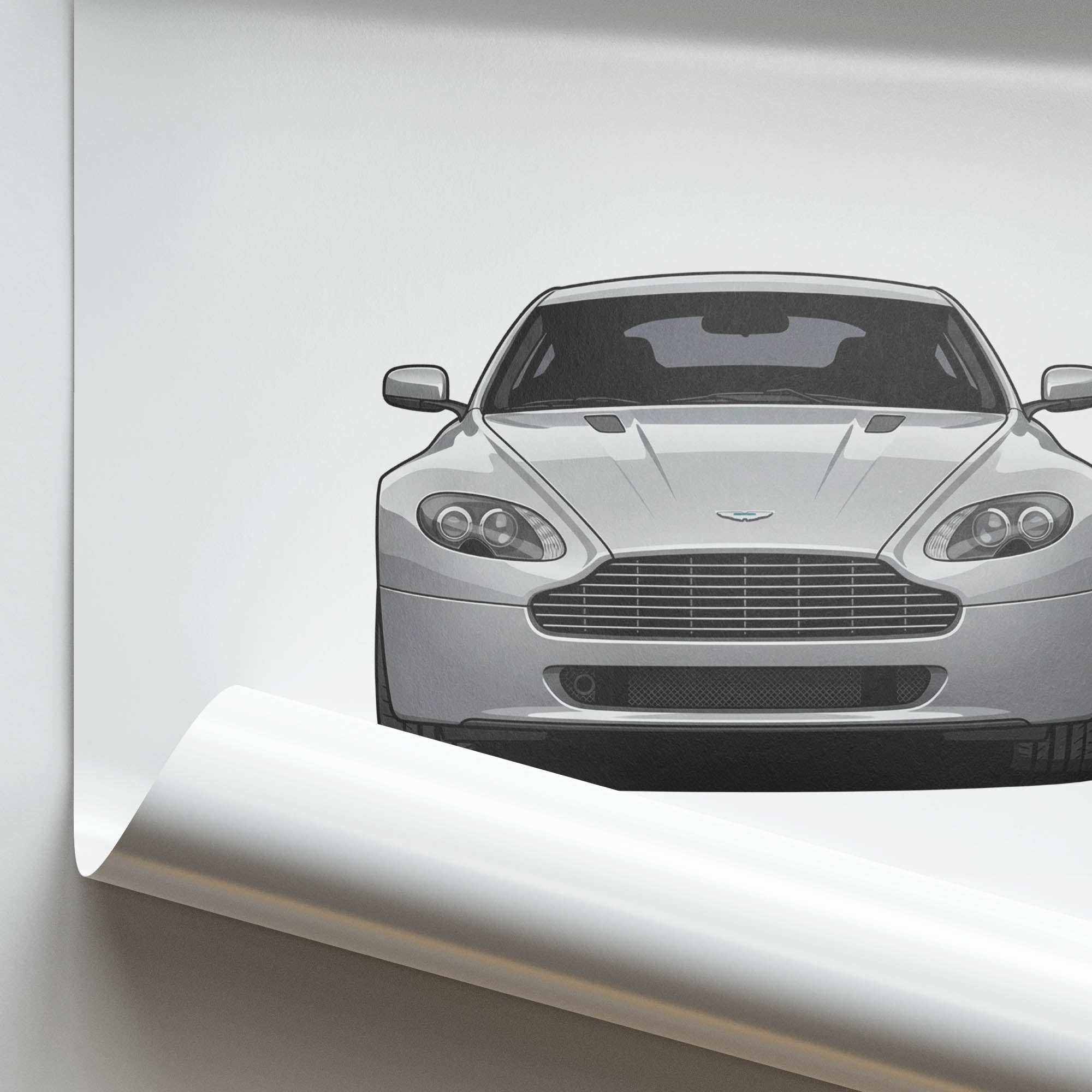 2006 Aston Martin V8 Vantage Titanium – Car Print