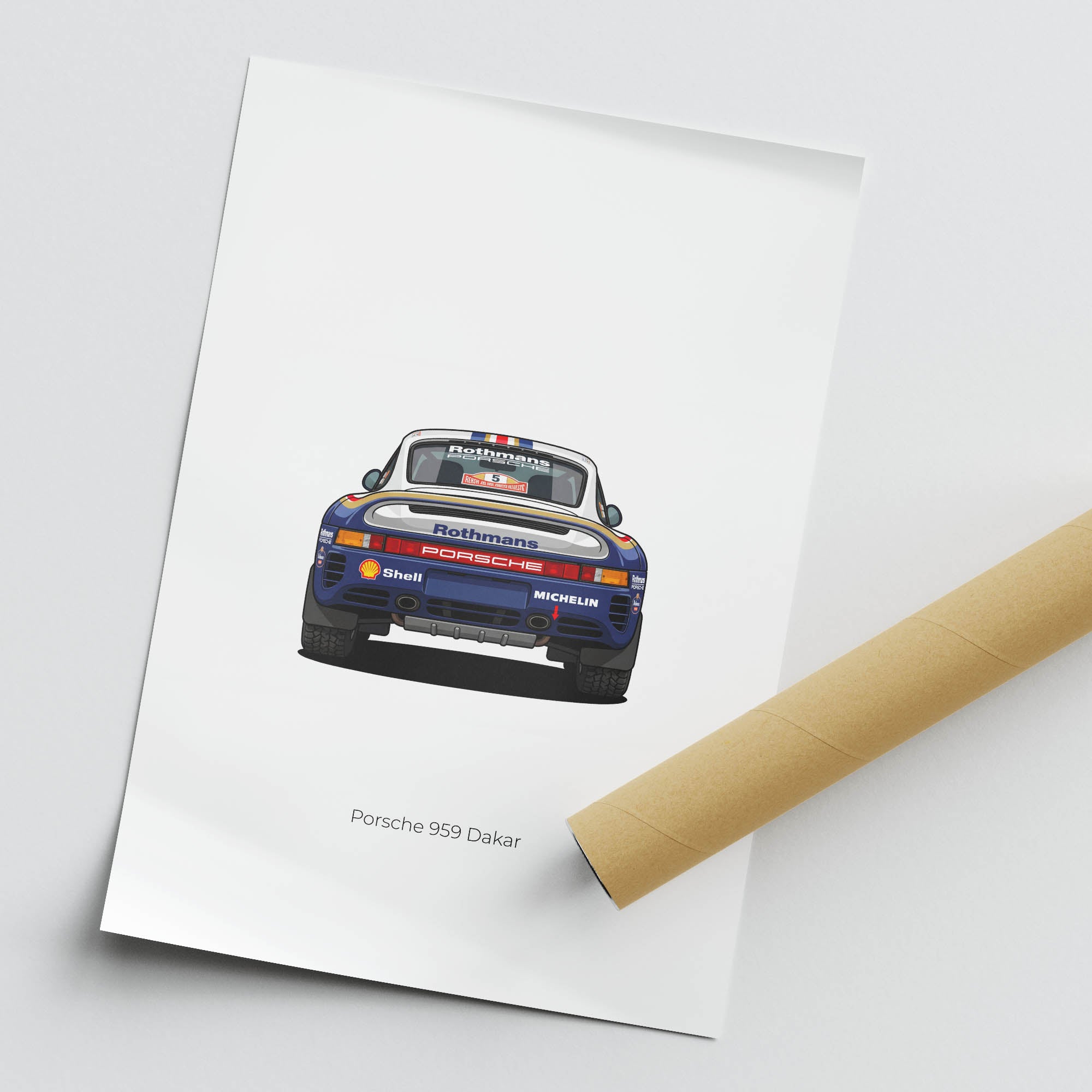 1986 Porsche – Car Print