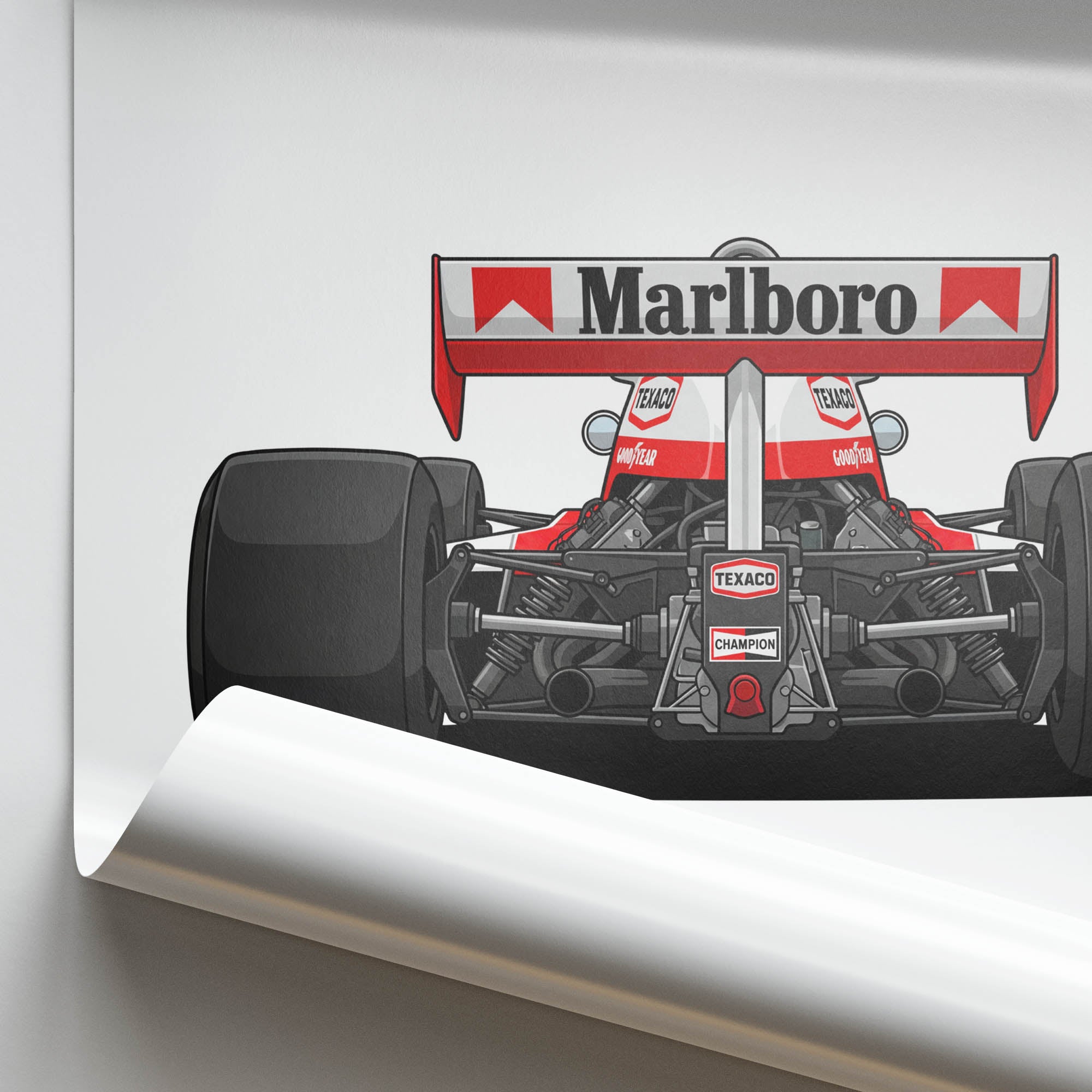 1976 McLaren M23 James Hunt – Car Print