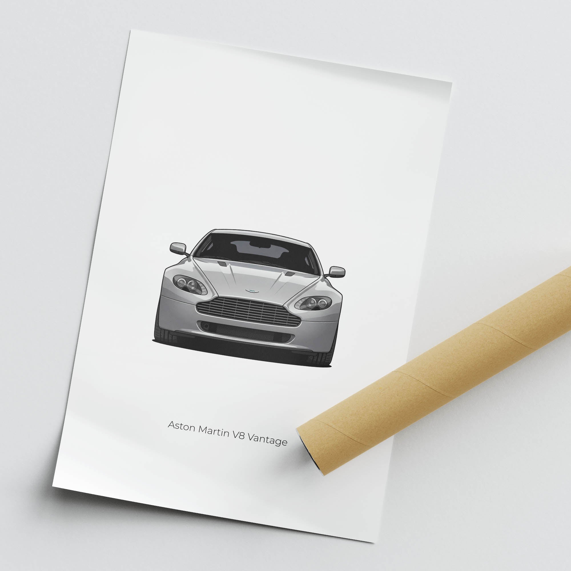 2006 Aston Martin V8 Vantage Titanium – Car Print