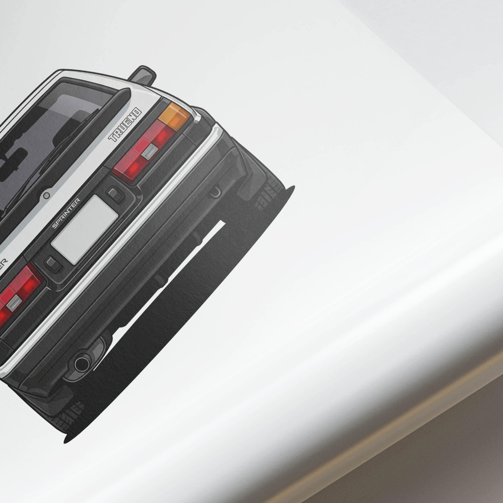 1983 Toyota AE86 Sprinter Trueno High Tech – Car Print