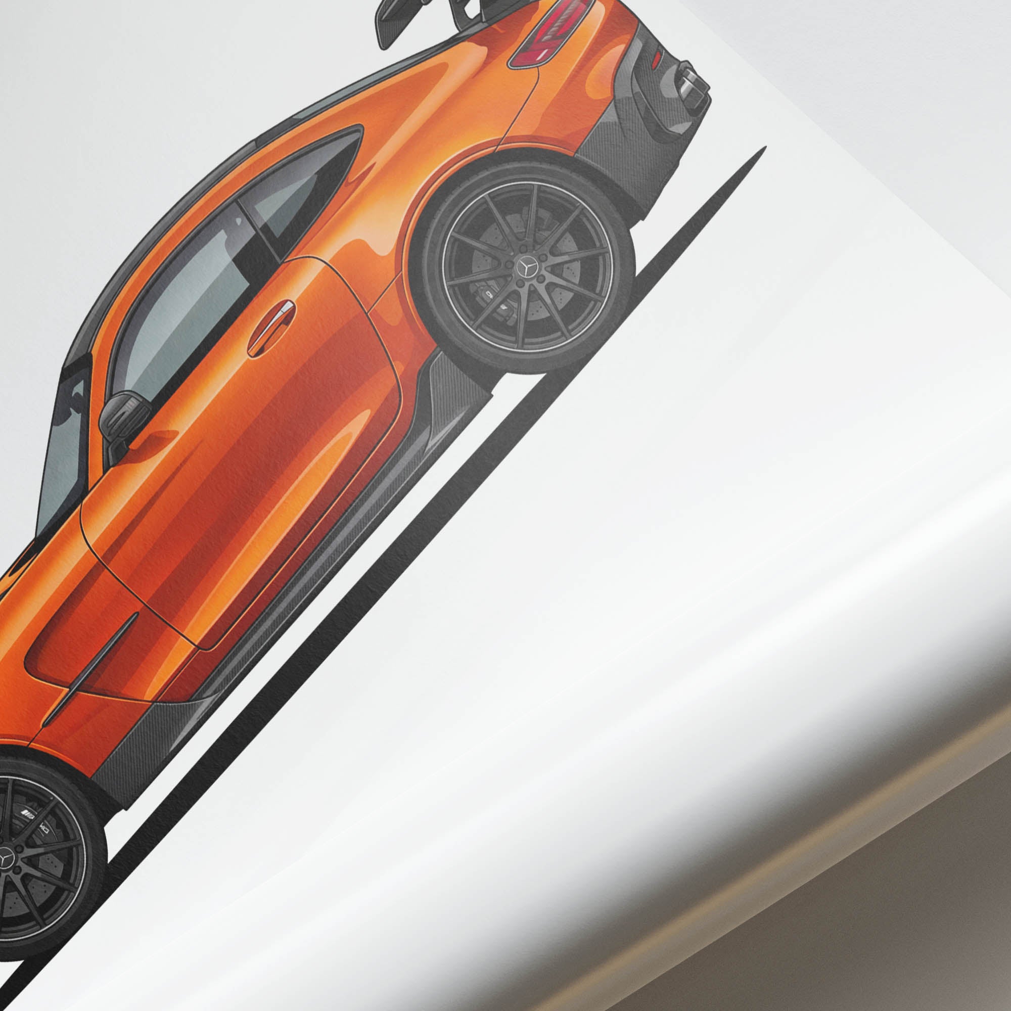 2021 Mercedes AMG GT – Car Print (Side)