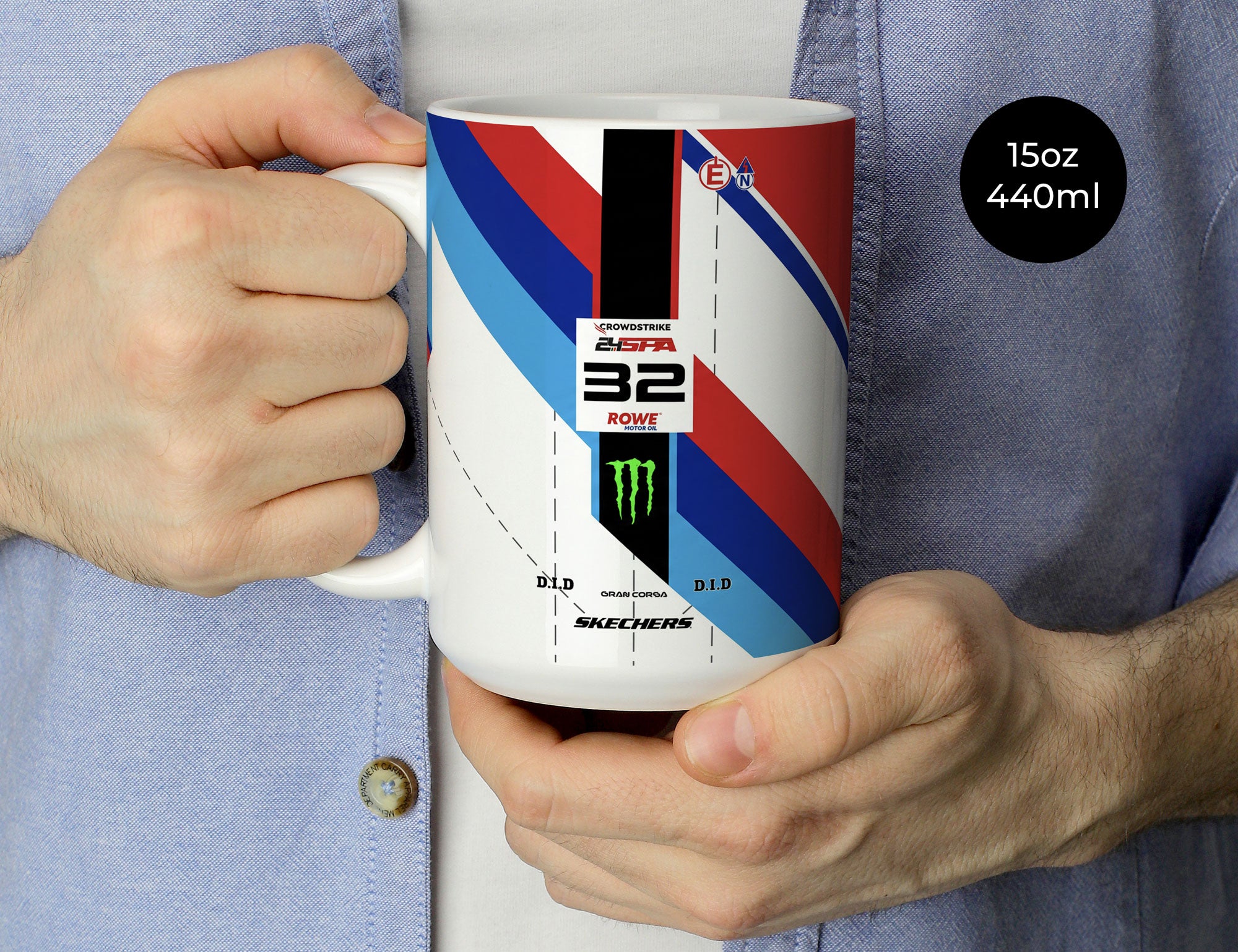 WRT M4 GT3 Mug – 24h Spa Racing Ceramic Coffee Tea Cup by Gran Corsa