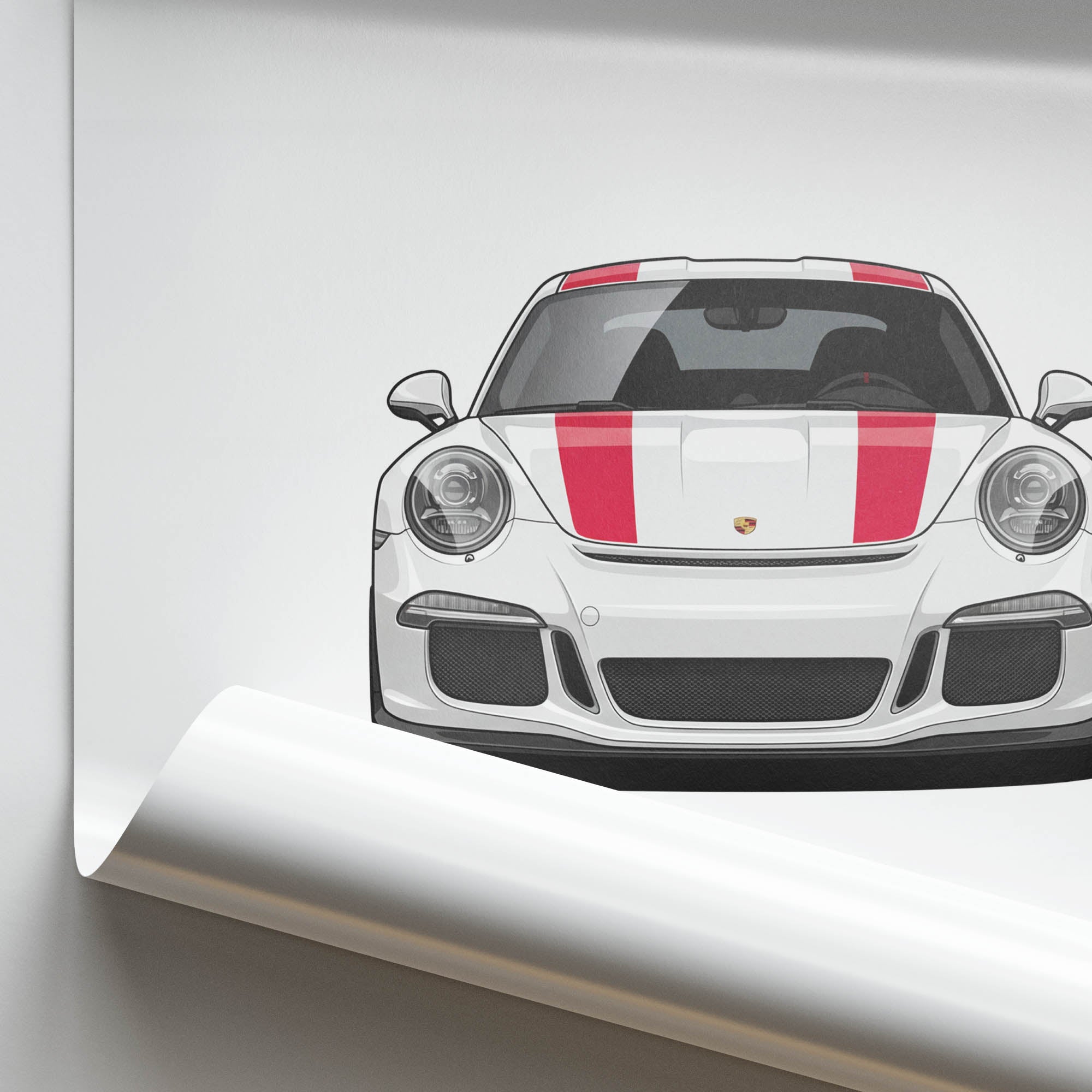 2016 Porsche 911 R – Car Print