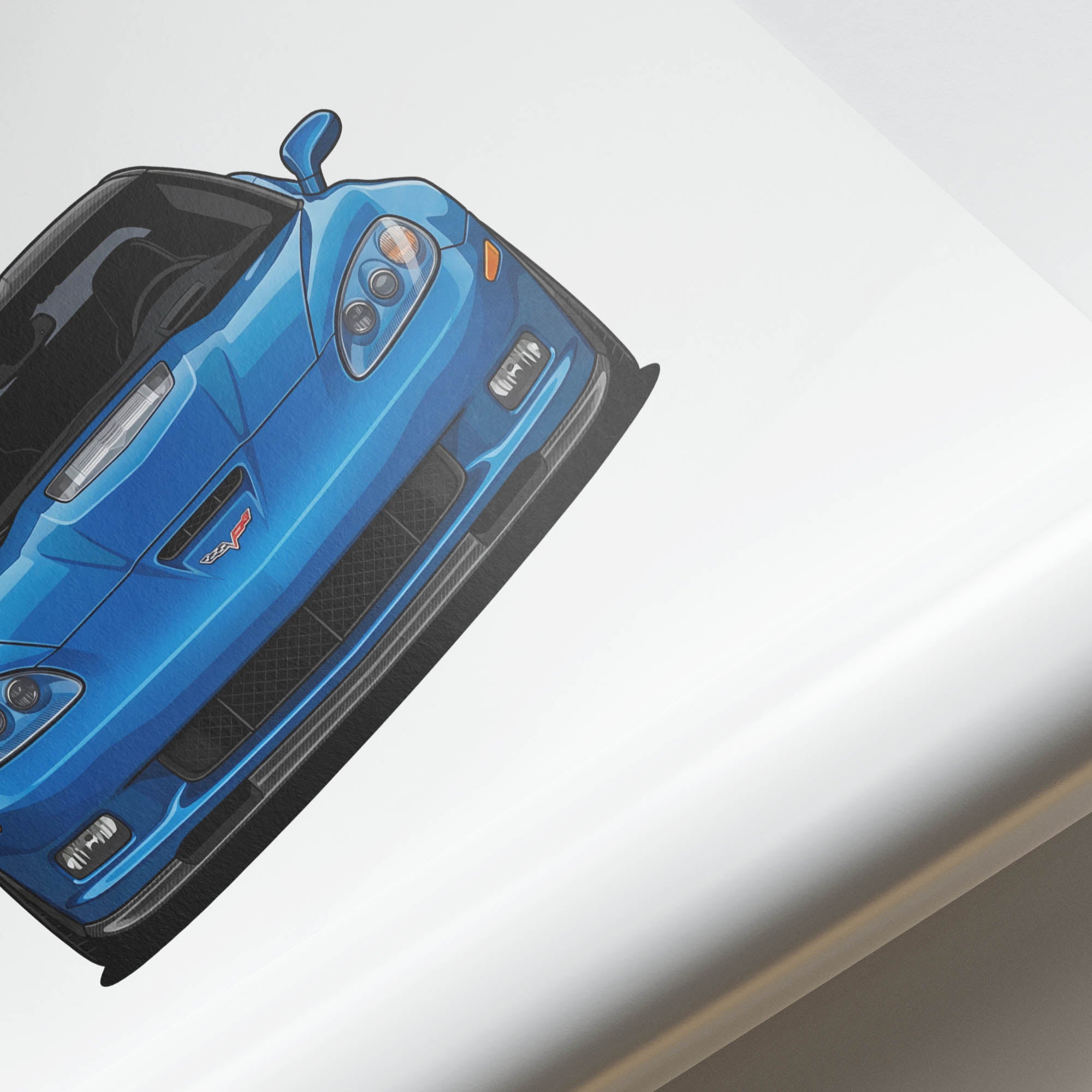 2009 Chevrolet Corvette ZR1 C6 Jetstream – Car Print