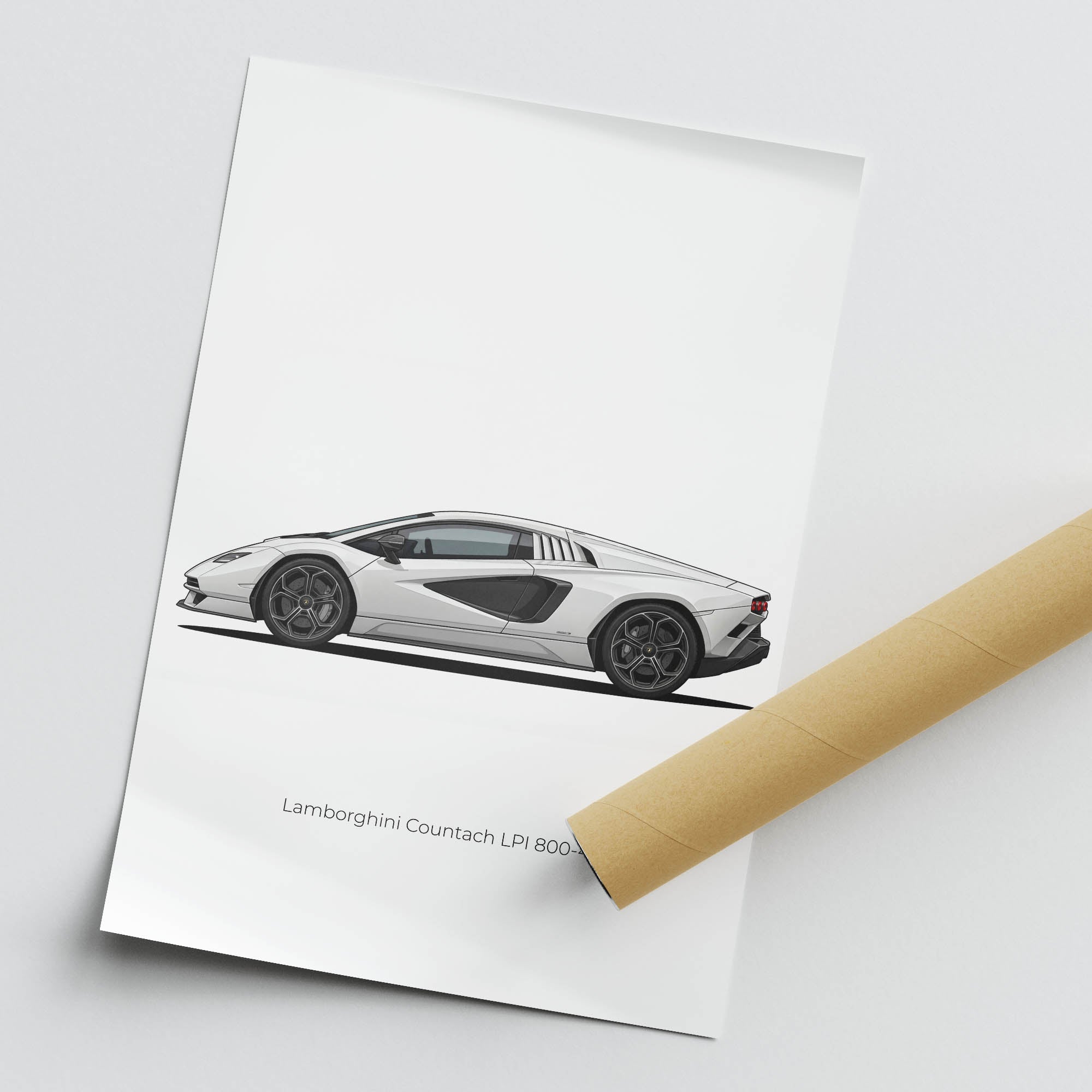 2022 Lamborghini Countach Lpi – Car Print