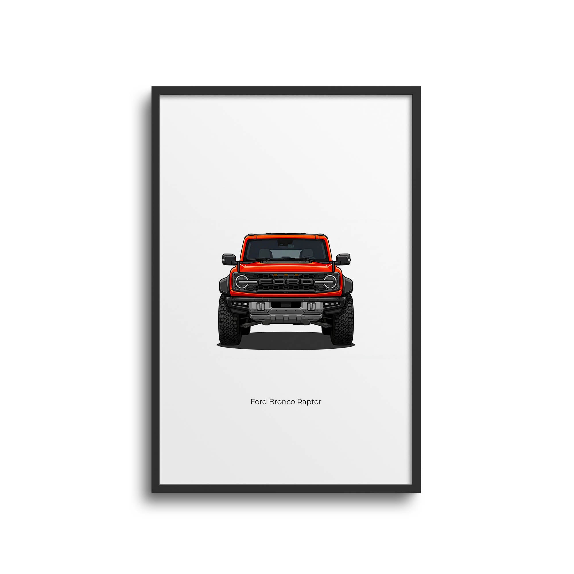 2022 Ford Bronco Raptor Code – Car Print