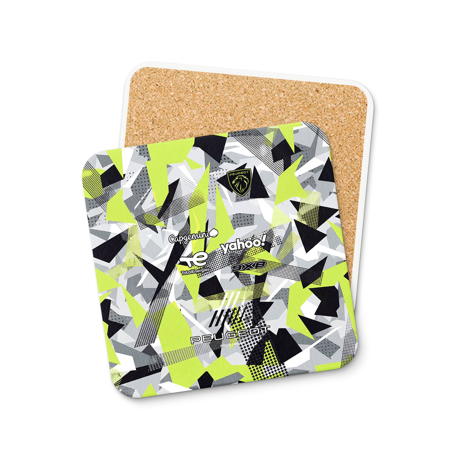 Peugeot 9X8 Coaster – Stylish Hypercar Table Accessory for Race Fans