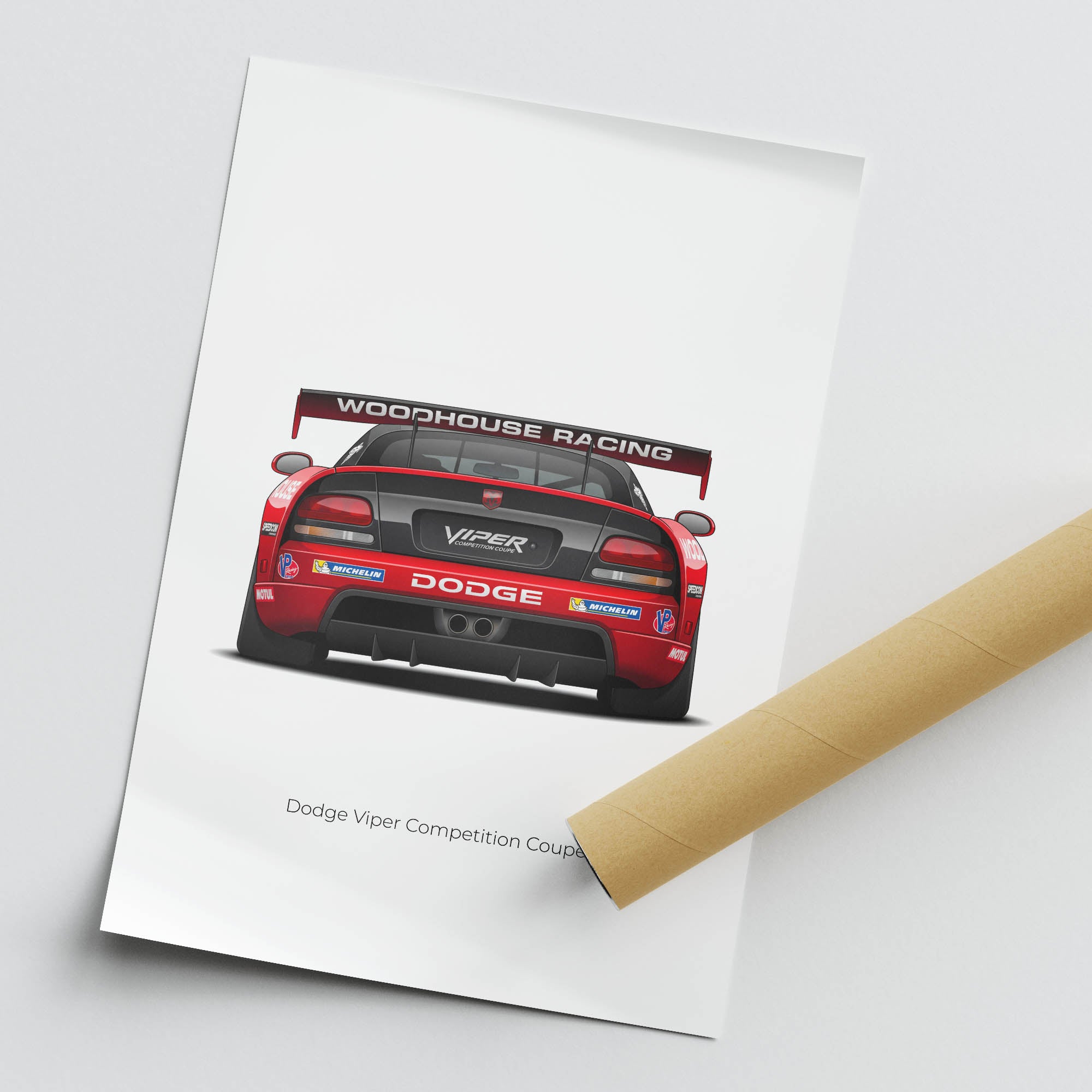 2003 Dodge Viper Competition Coupe Woodhouse – Car Print