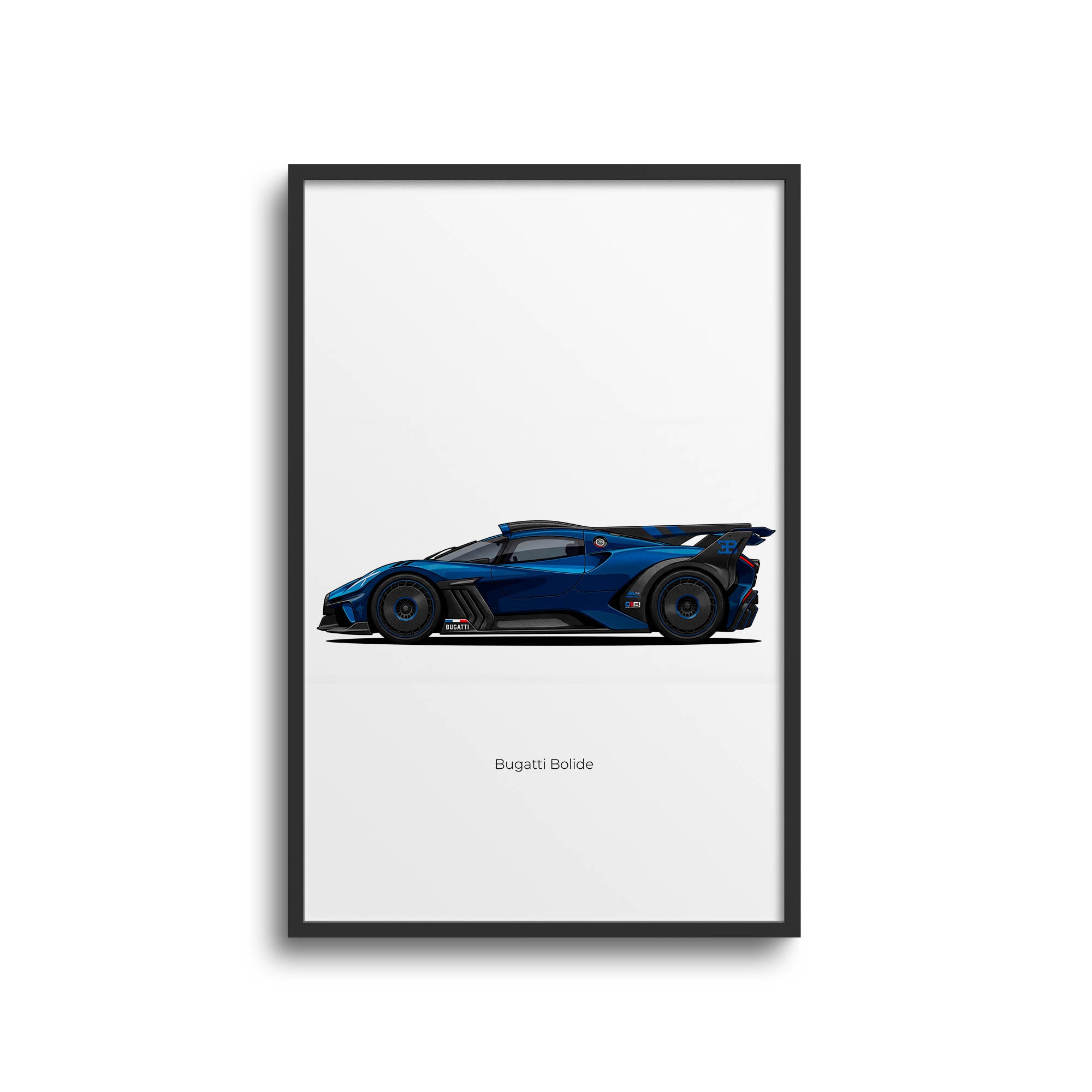 2024 Bugatti Bolide – Car Print