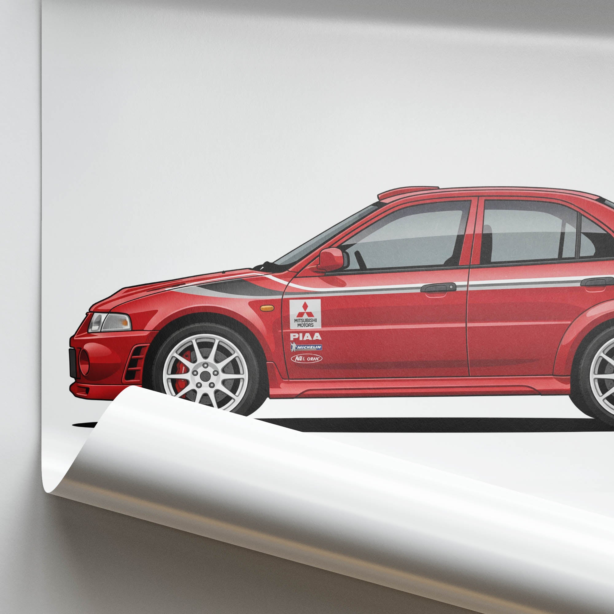 2000 Mitsubishi Lancer Evolution VI Tommi M – Car Print