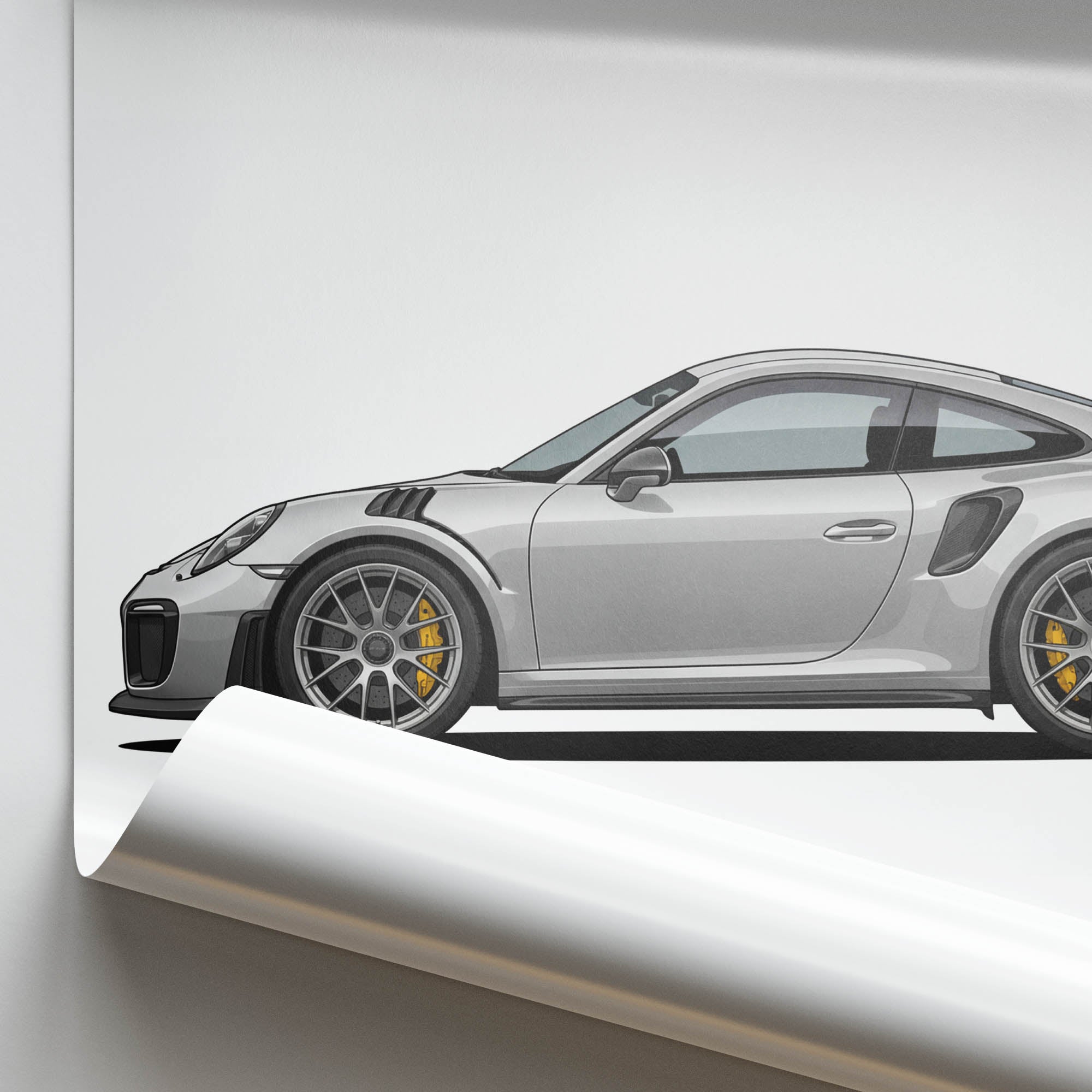 2018 Porsche 911 GT2 RS 991 2 GT – Car Print (Side)