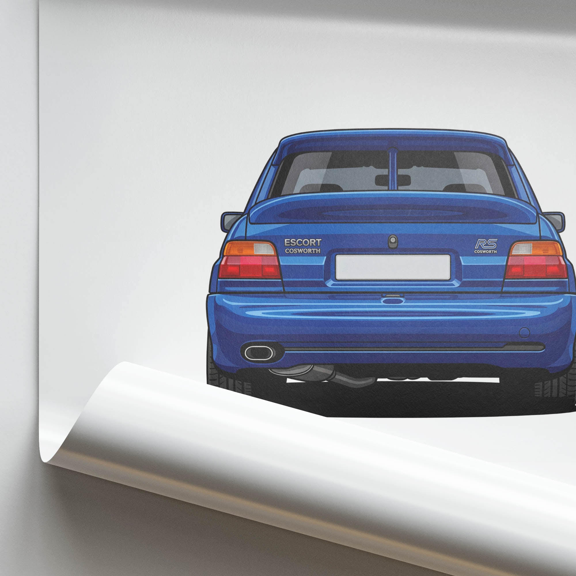 1992 Ford Escort RS Cosworth Imperial – Car Print