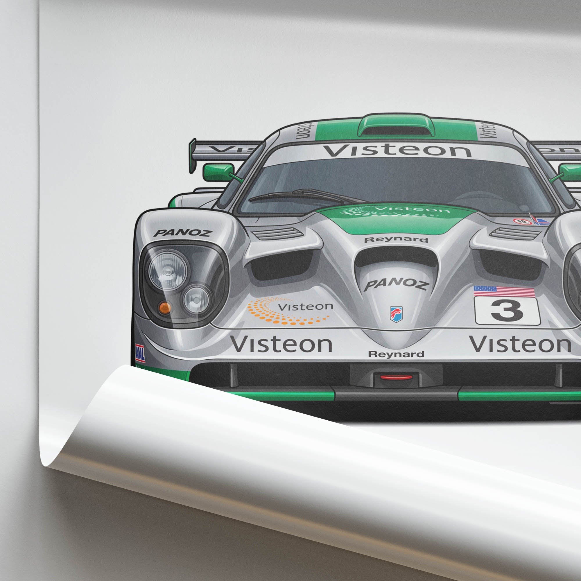 1998 Panoz Esperante GTR 1 Visteon – Car Print (Front)