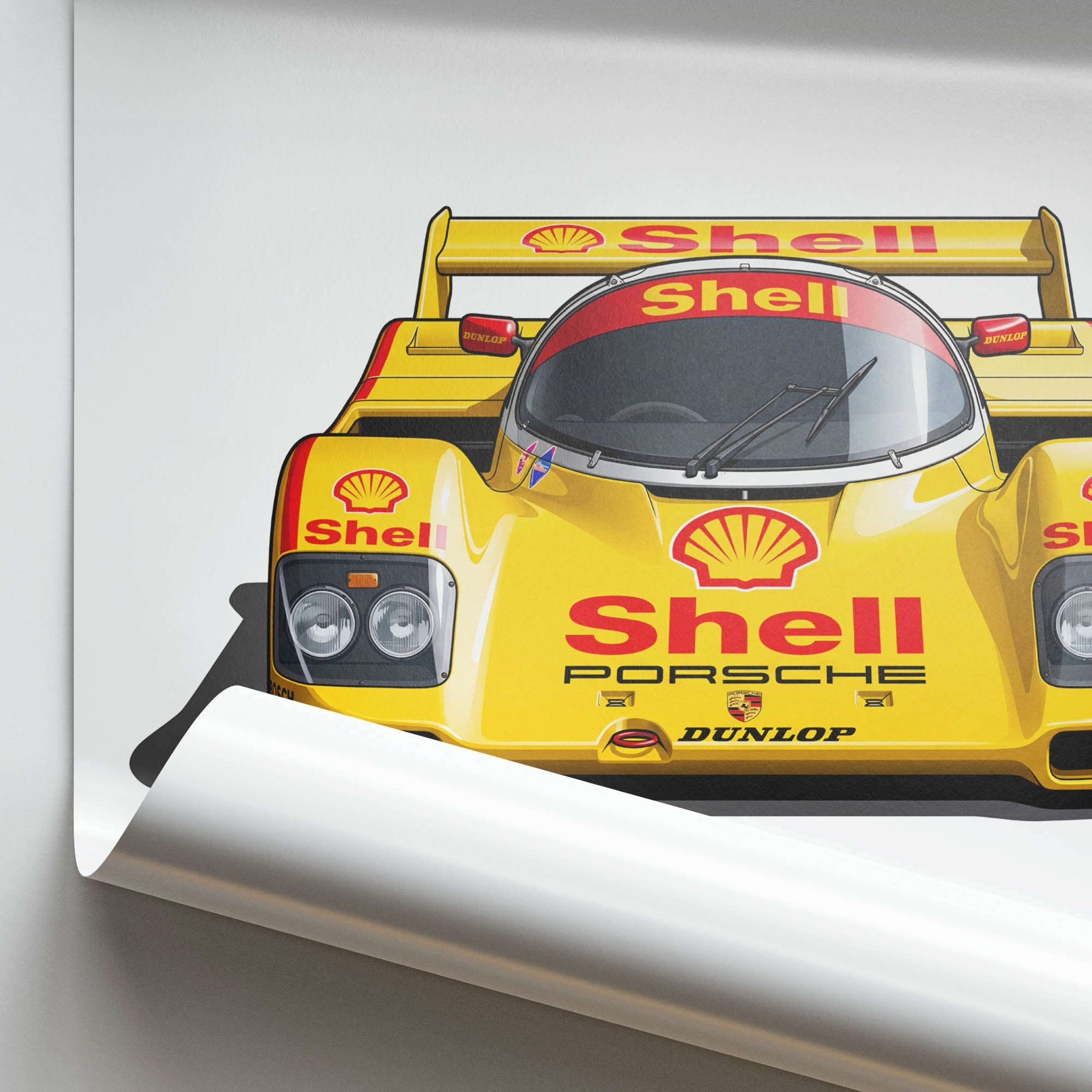 1987 Porsche 962C Shell Dunlop – Car Print