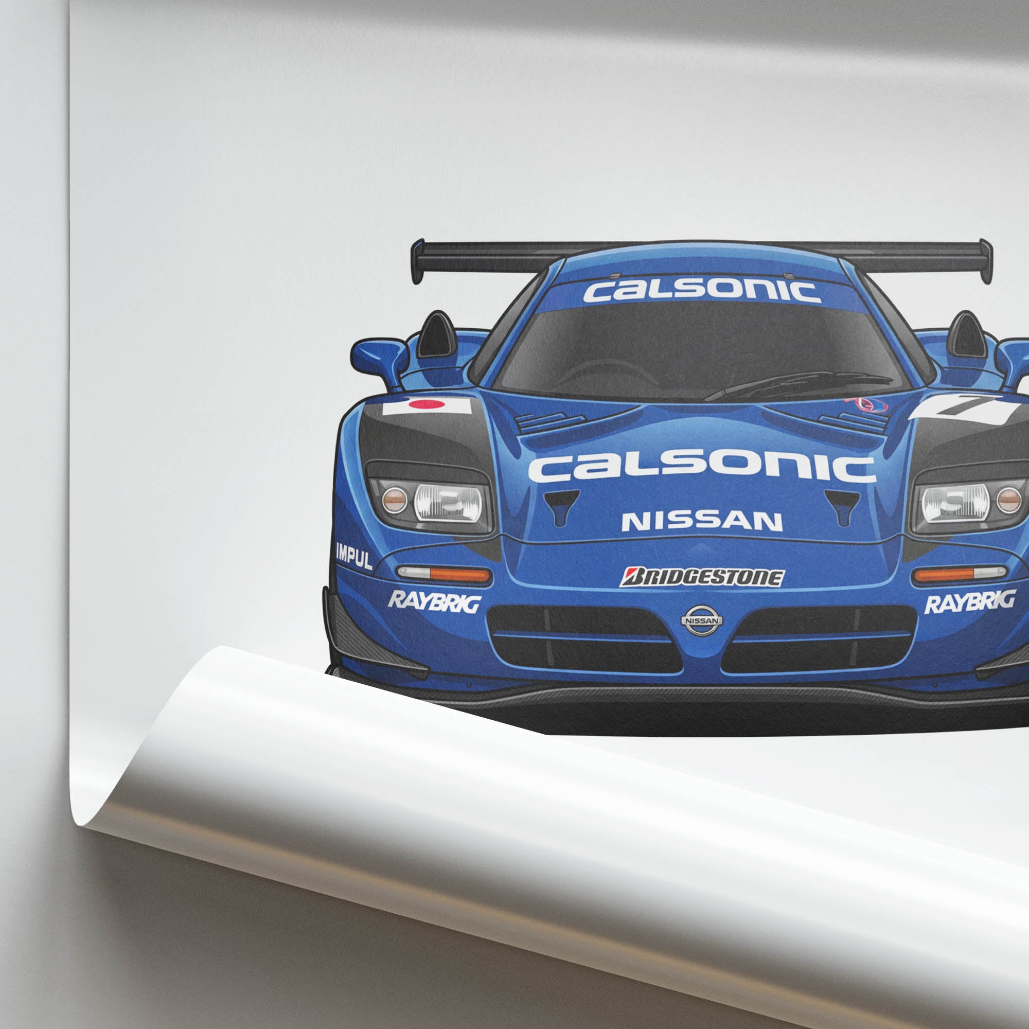 1998 Nissan R390 GT1 Calsonic – Car Print