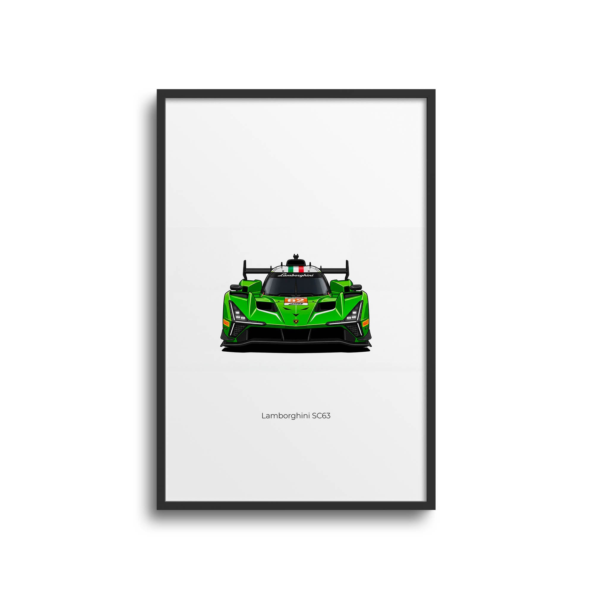 2025 Lamborghini SC63 Iron Lynx Hypercar – Car Print